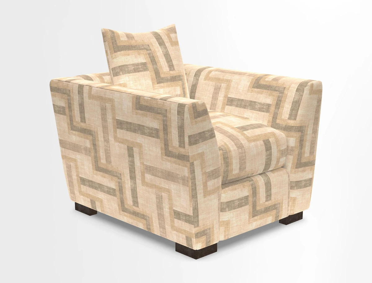 Hambledon Chair in Two Tone Plain  Biscuit