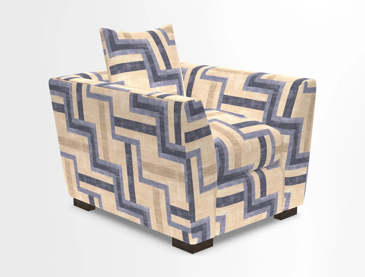 Hambledon Chair in Two Tone Plain  Biscuit