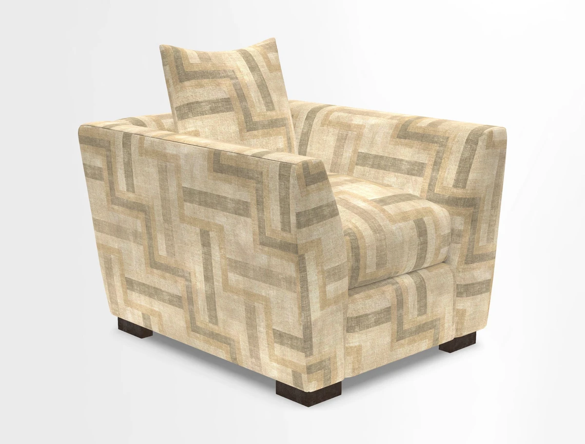 Hambledon Chair in Two Tone Plain  Biscuit