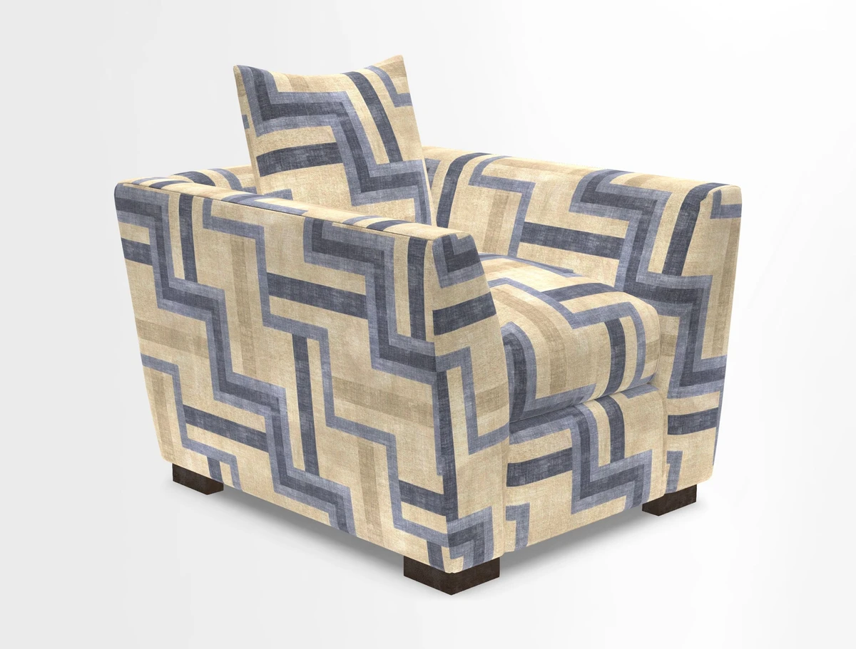 Hambledon Chair in Two Tone Plain  Biscuit
