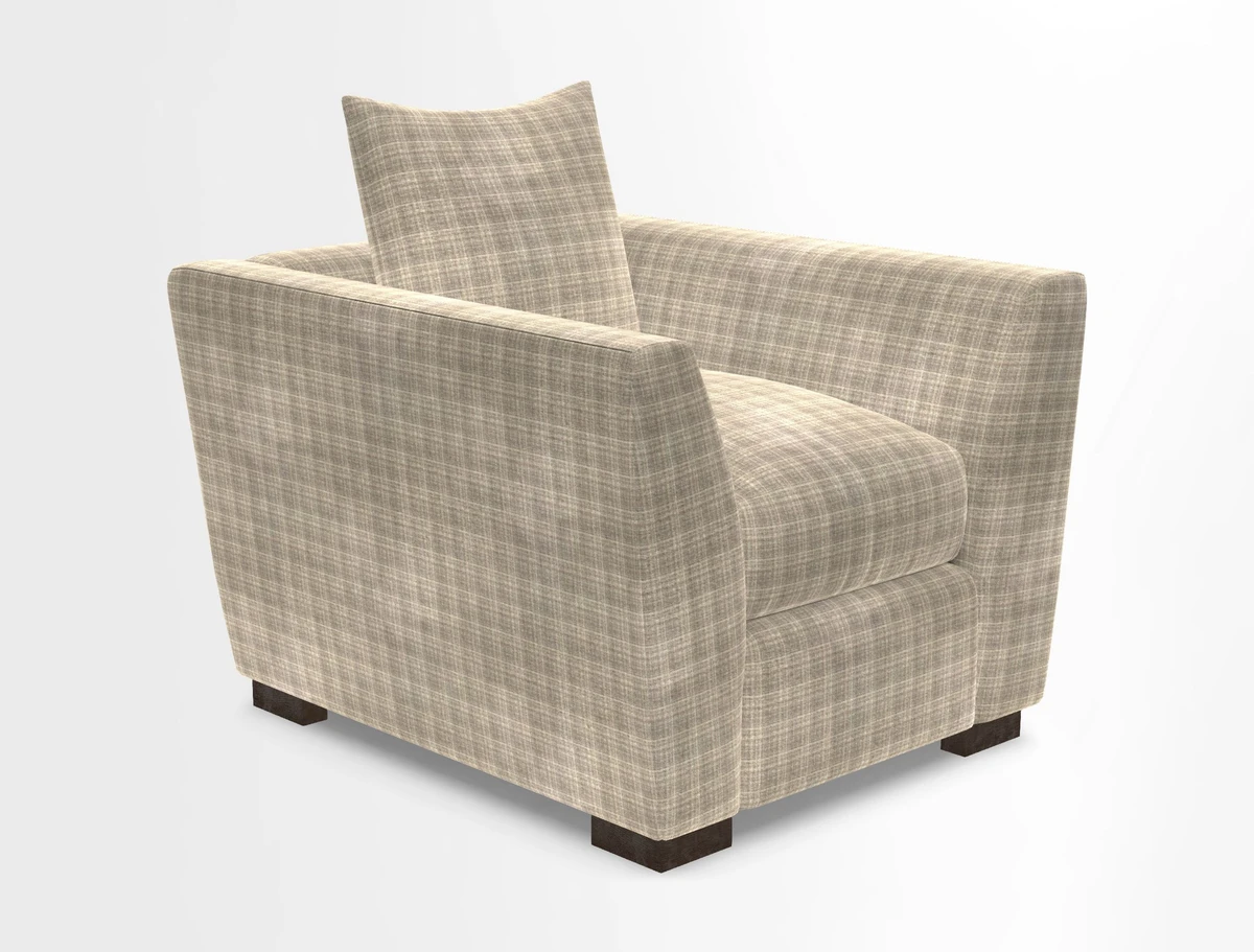Hambledon Chair in Two Tone Plain  Biscuit