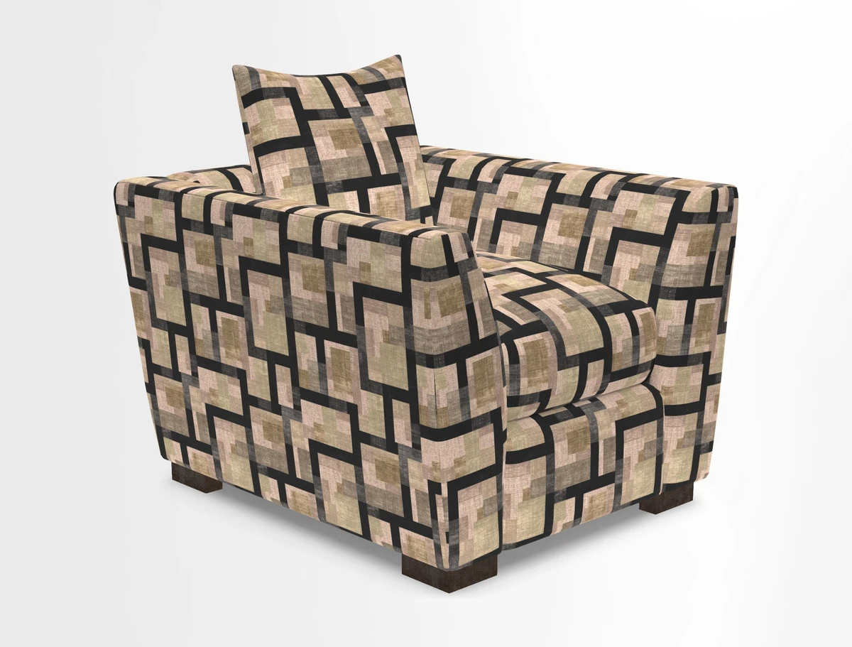 Hambledon Chair in Two Tone Plain  Biscuit