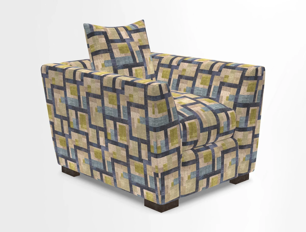 Hambledon Chair in Two Tone Plain  Biscuit
