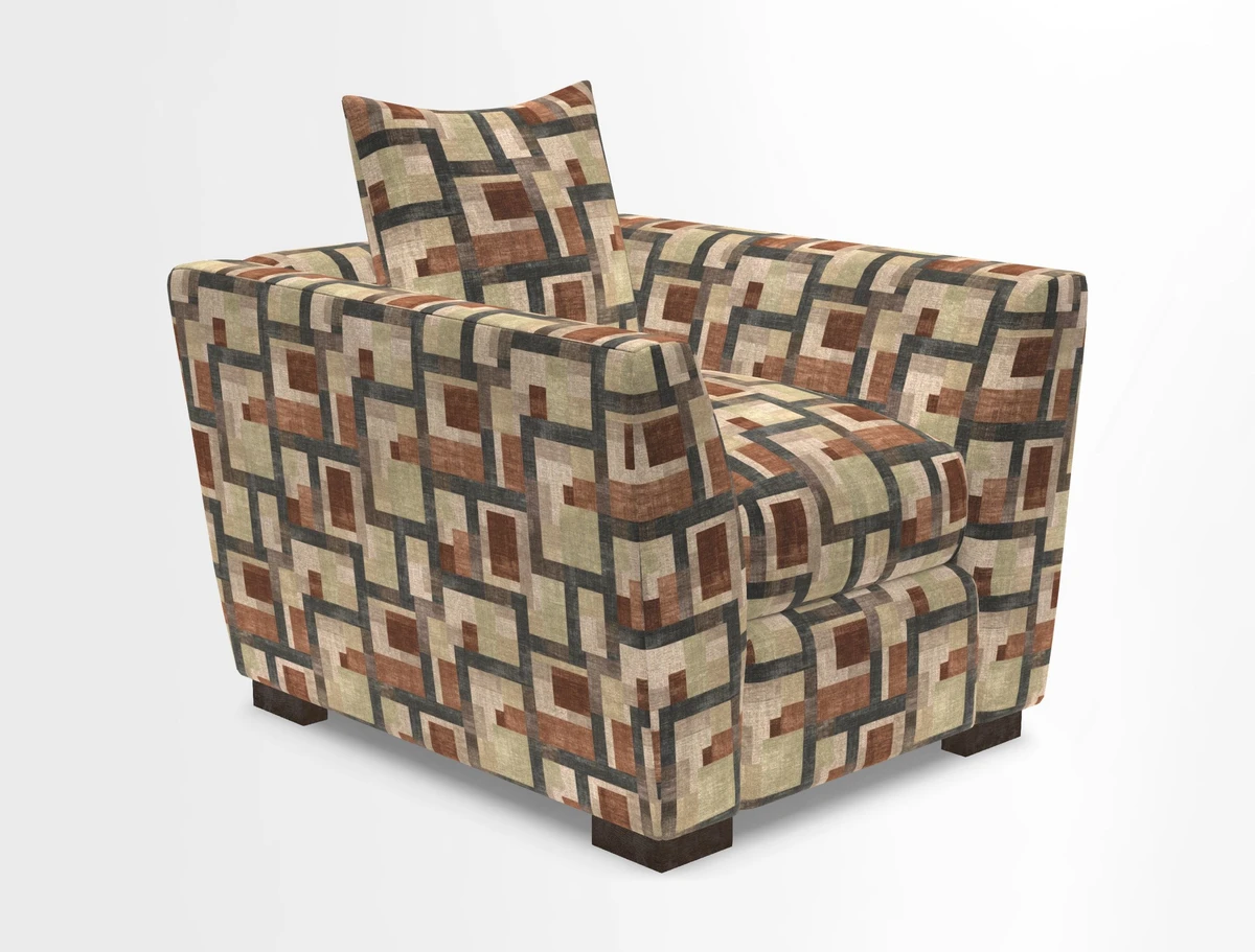 Hambledon Chair in Two Tone Plain  Biscuit