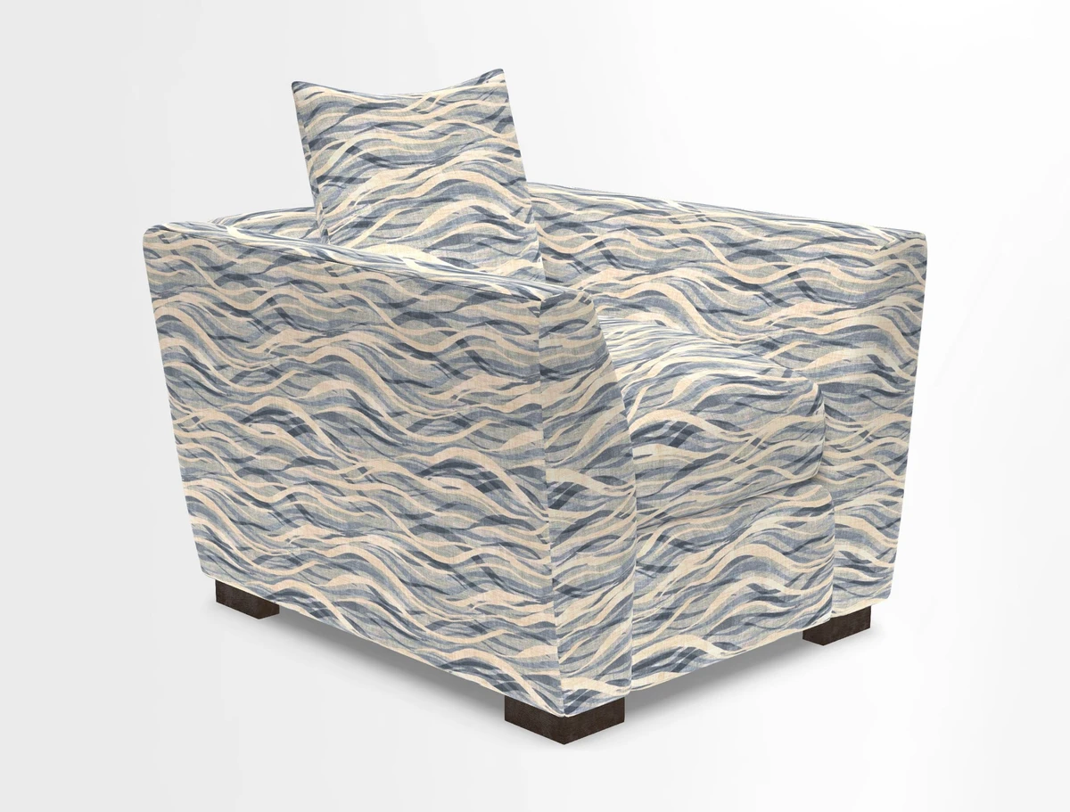 Hambledon Chair in Two Tone Plain  Biscuit