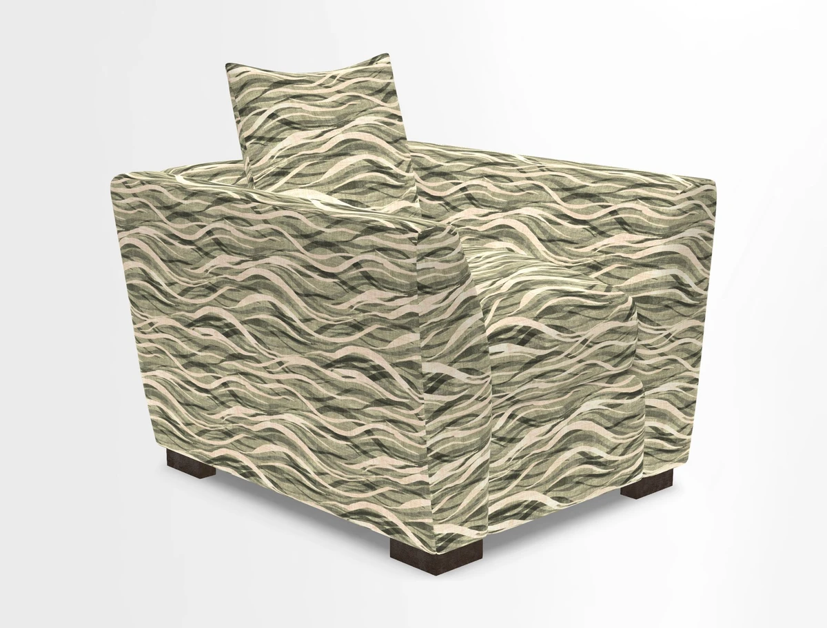 Hambledon Chair in Two Tone Plain  Biscuit