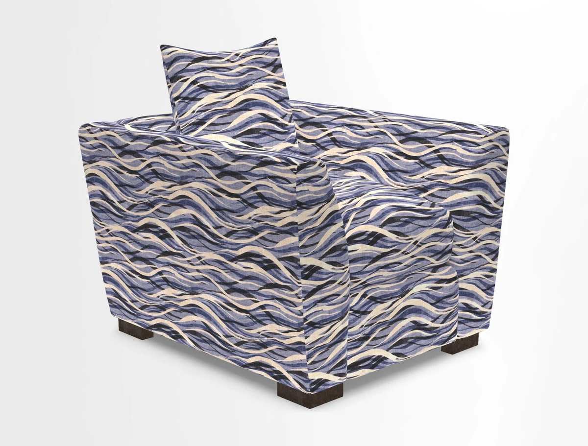 Hambledon Chair in Two Tone Plain  Biscuit