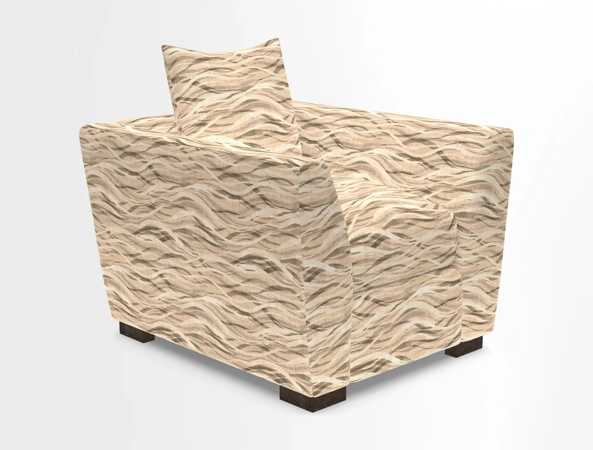 Hambledon Chair in Two Tone Plain  Biscuit