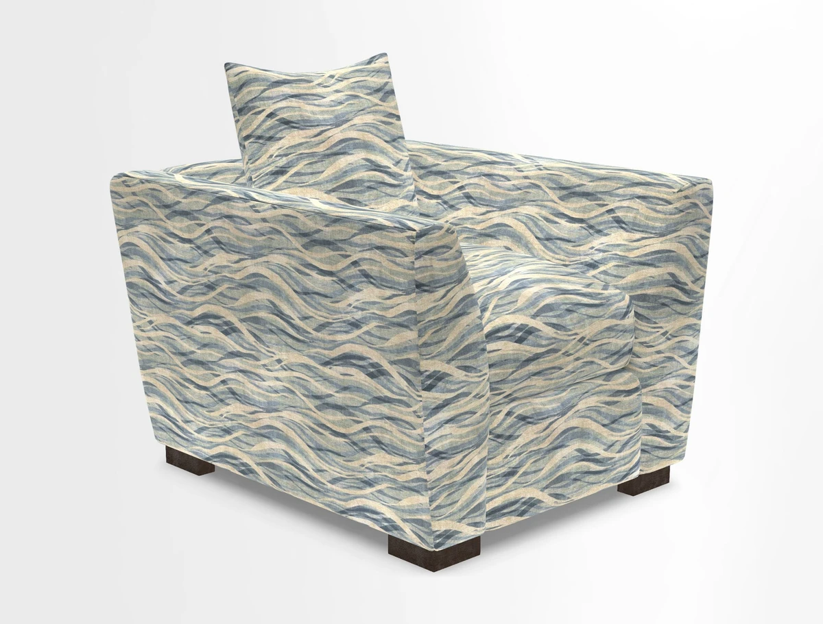 Hambledon Chair in Two Tone Plain  Biscuit