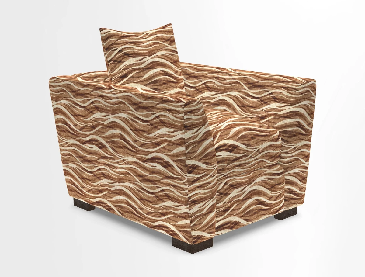 Hambledon Chair in Two Tone Plain  Biscuit