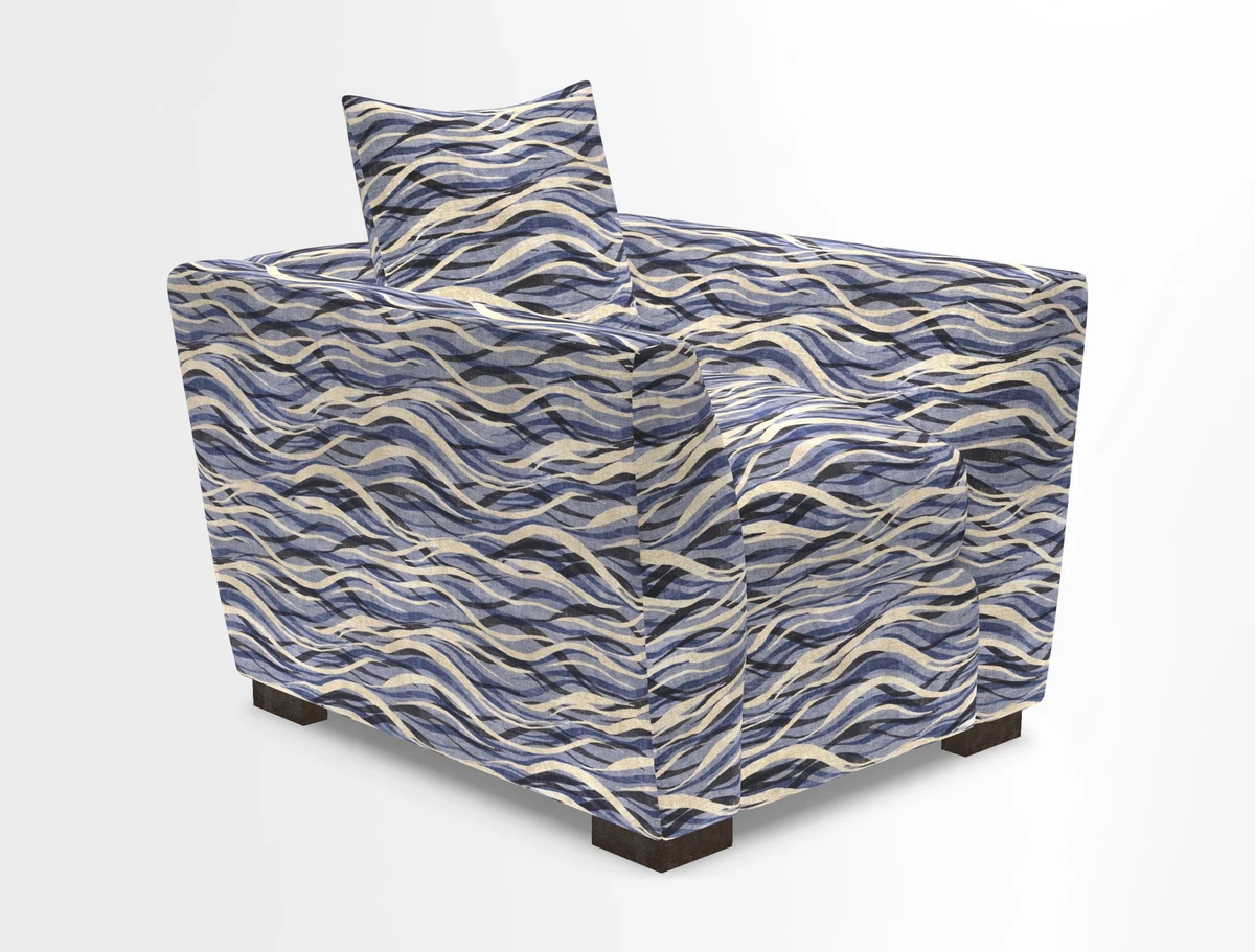 Hambledon Chair in Two Tone Plain  Biscuit
