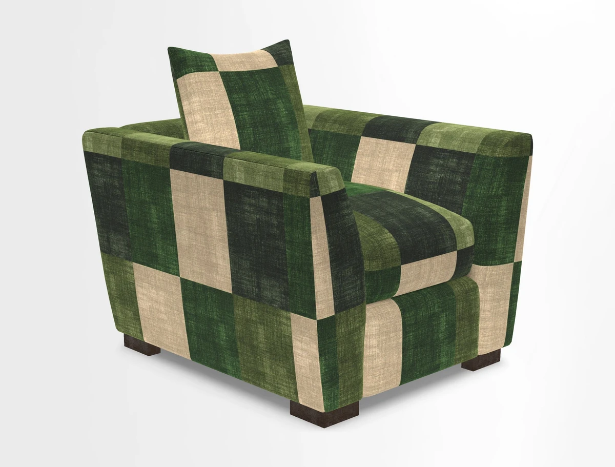 Hambledon Chair in Two Tone Plain  Biscuit