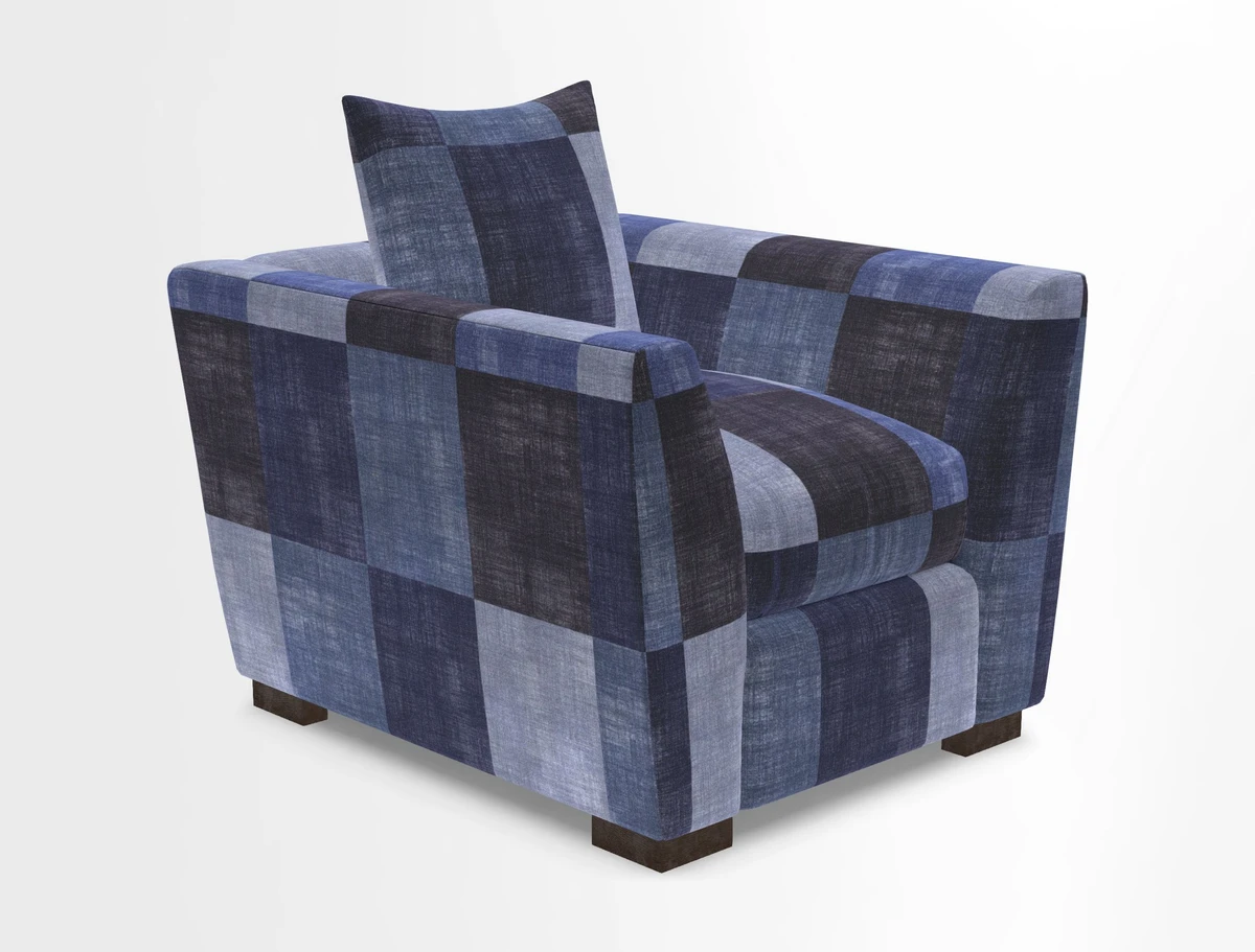 Hambledon Chair in Two Tone Plain  Biscuit