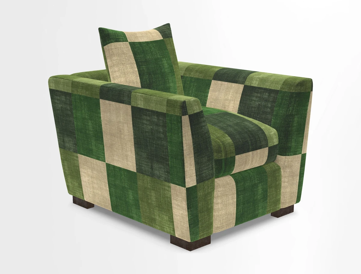 Hambledon Chair in Two Tone Plain  Biscuit