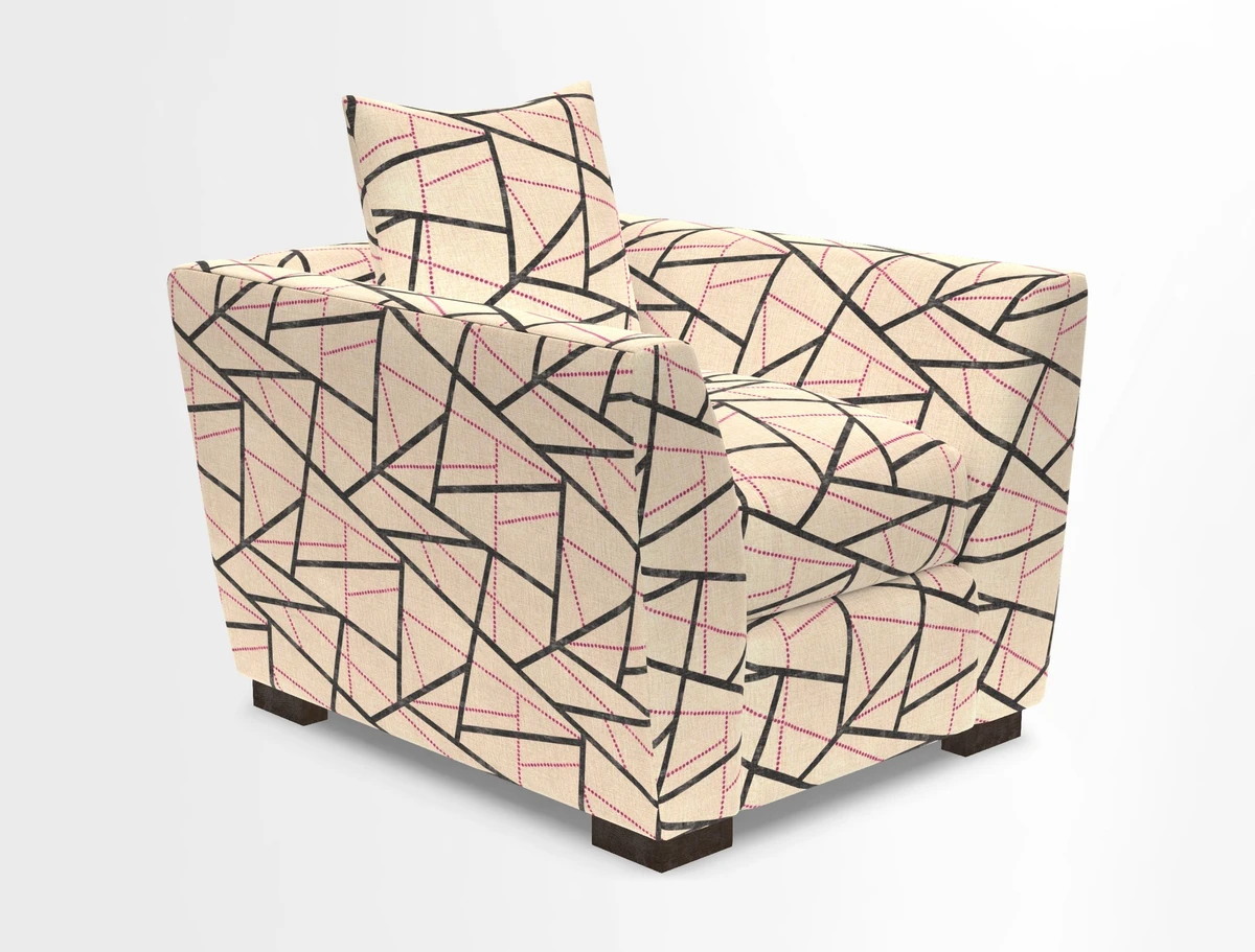 Hambledon Chair in Two Tone Plain  Biscuit