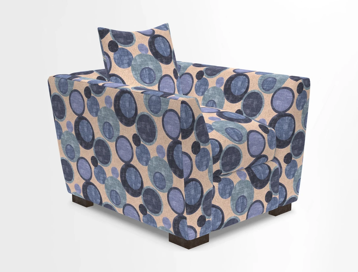 Hambledon Chair in Two Tone Plain  Biscuit