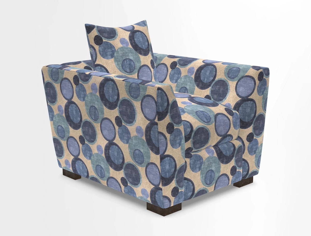 Hambledon Chair in Two Tone Plain  Biscuit
