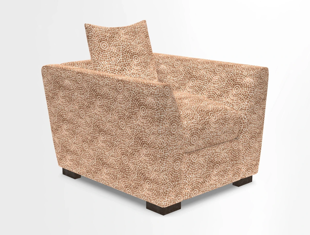 Hambledon Chair in Two Tone Plain  Biscuit