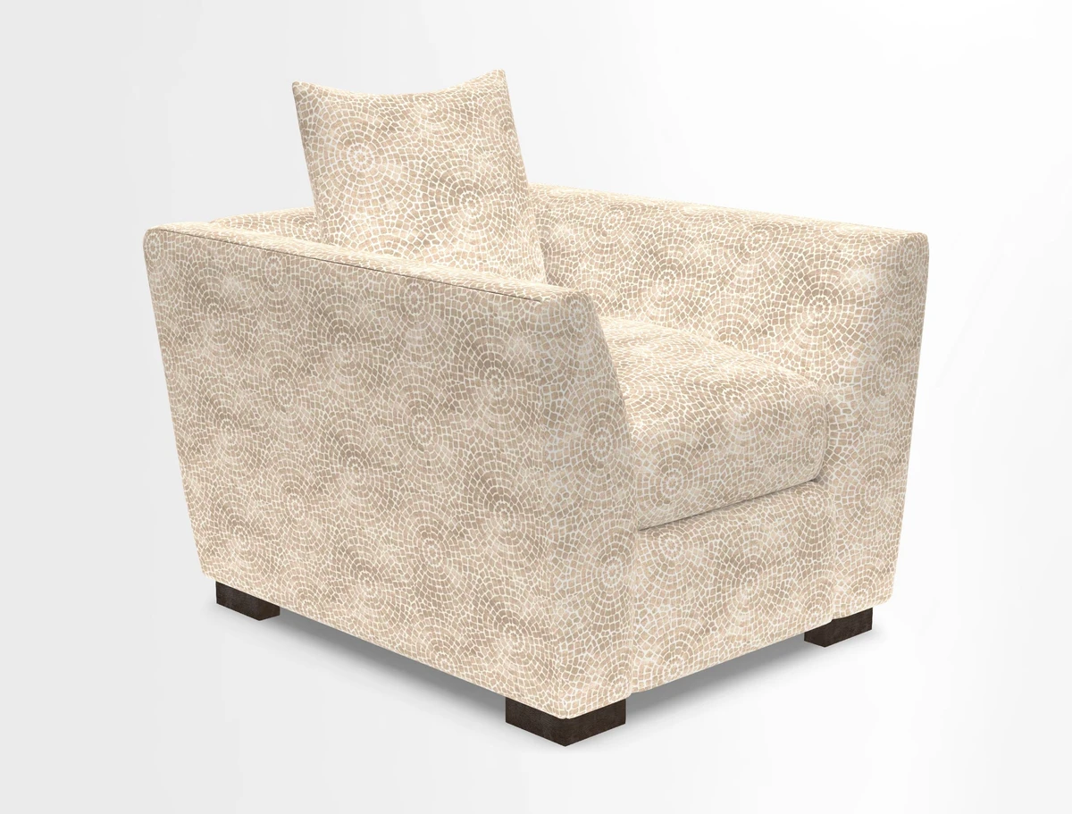 Hambledon Chair in Two Tone Plain  Biscuit