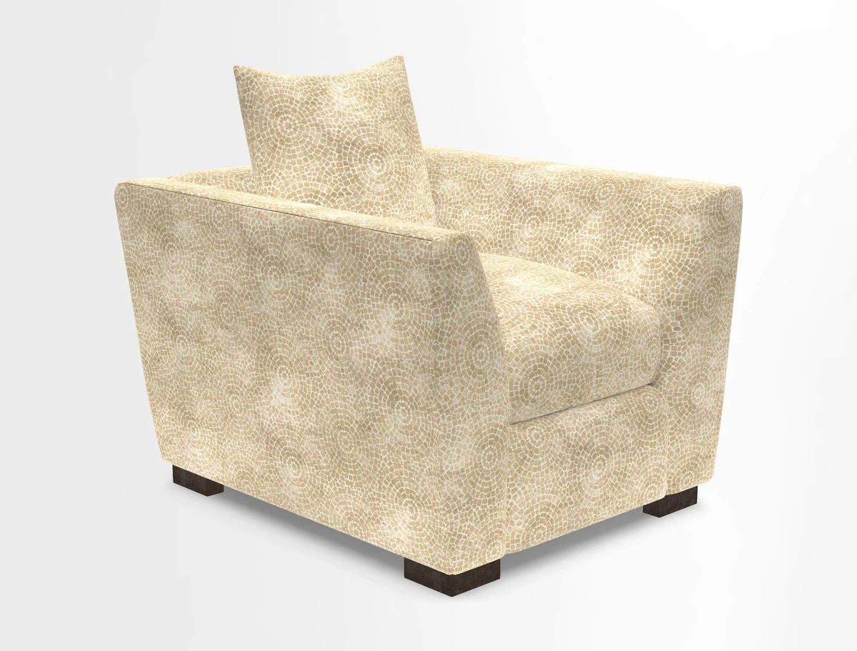 Hambledon Chair in Two Tone Plain  Biscuit