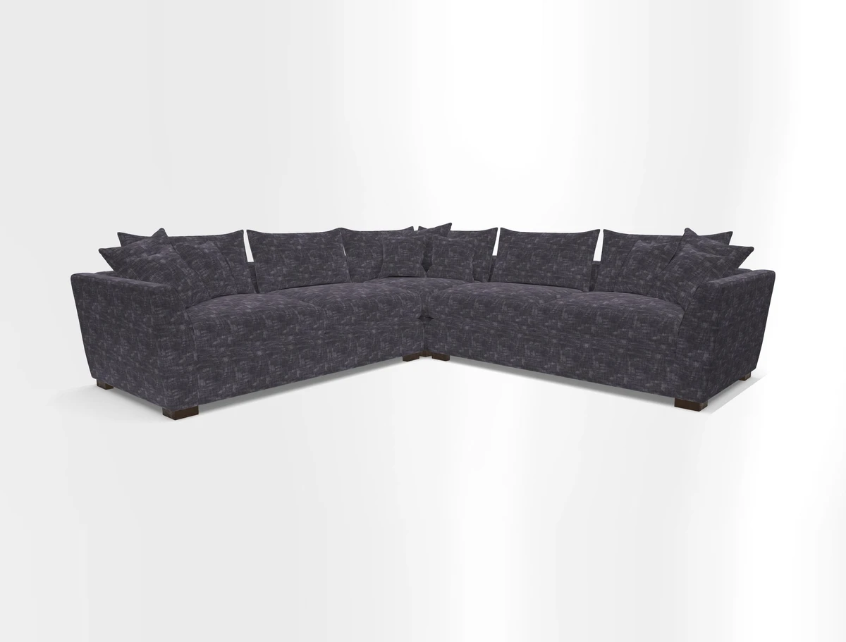 Hambledon Large Corner Group in Plain Two Tone Calico with Scatters in Cloth 22 Weaves