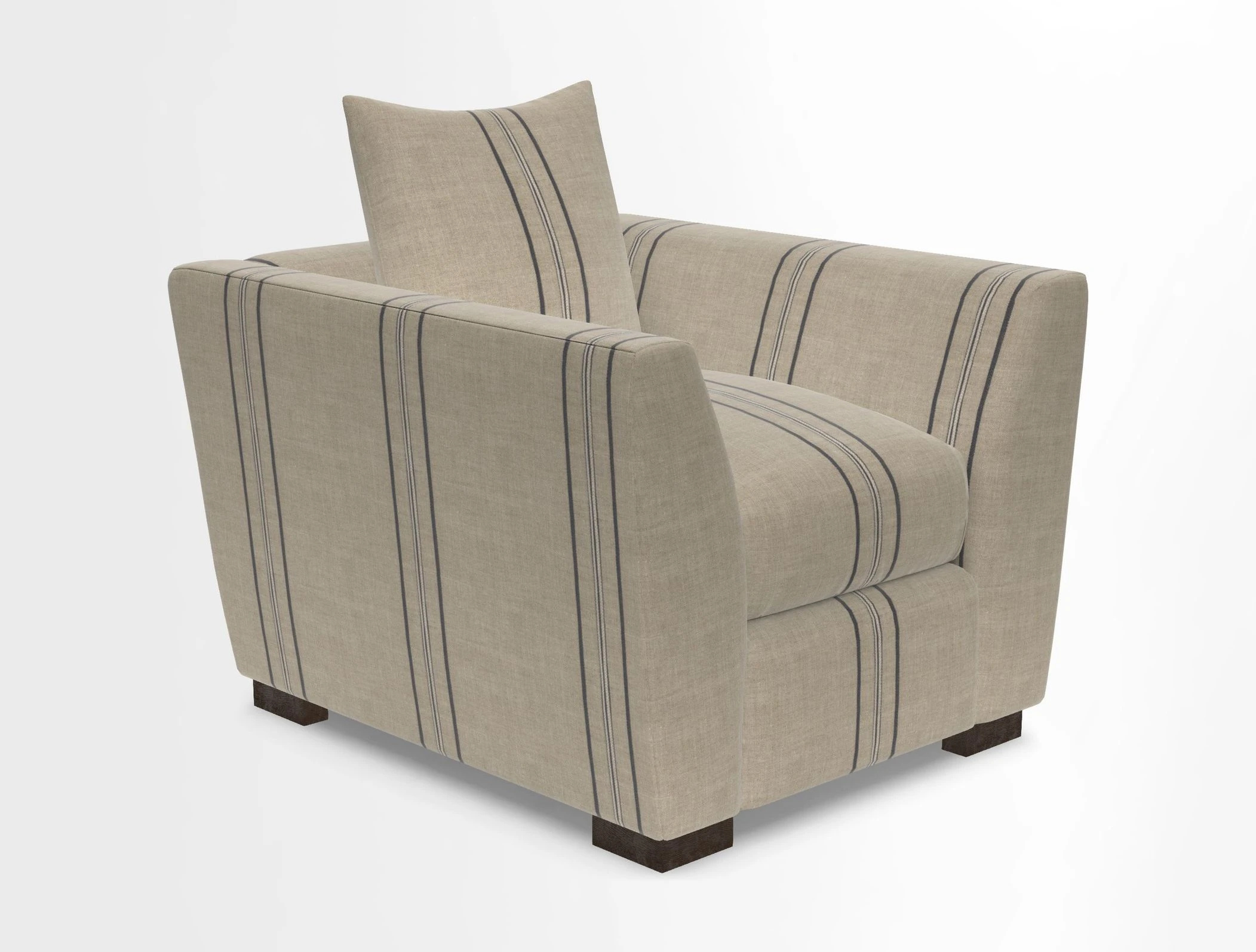 Hambledon Chair in Two Tone Plain  Biscuit