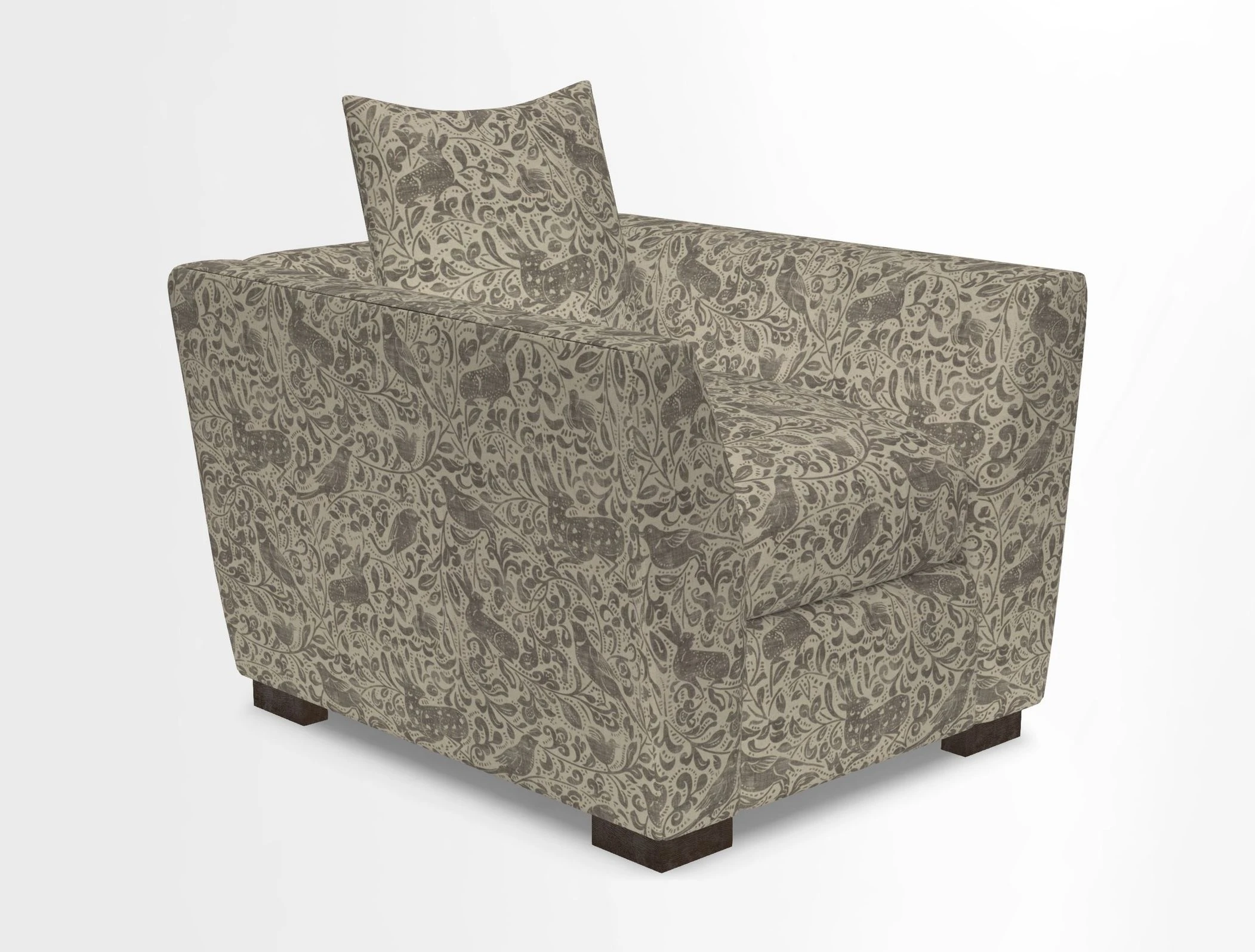 Hambledon Chair in Two Tone Plain  Biscuit