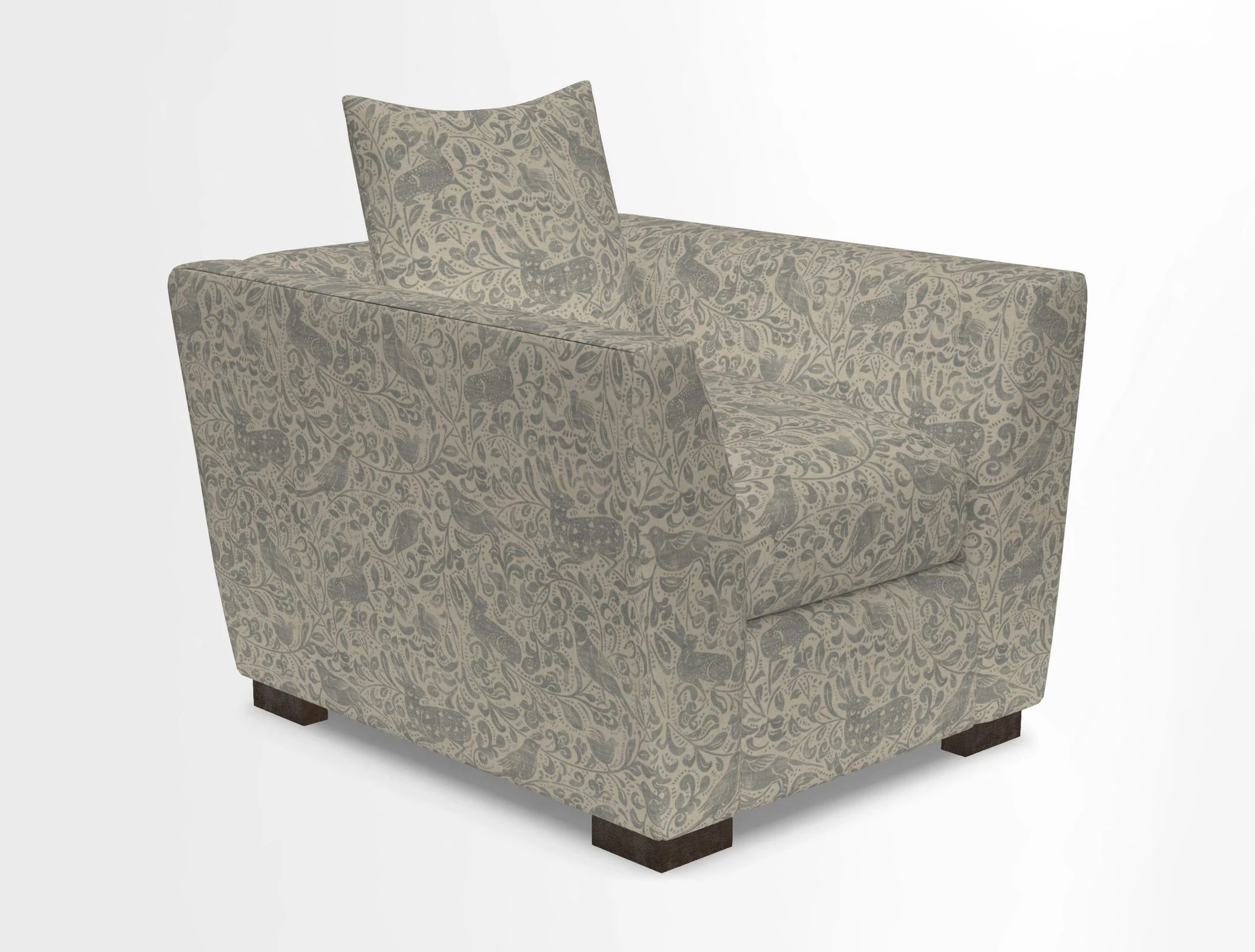 Hambledon Chair in Two Tone Plain  Biscuit