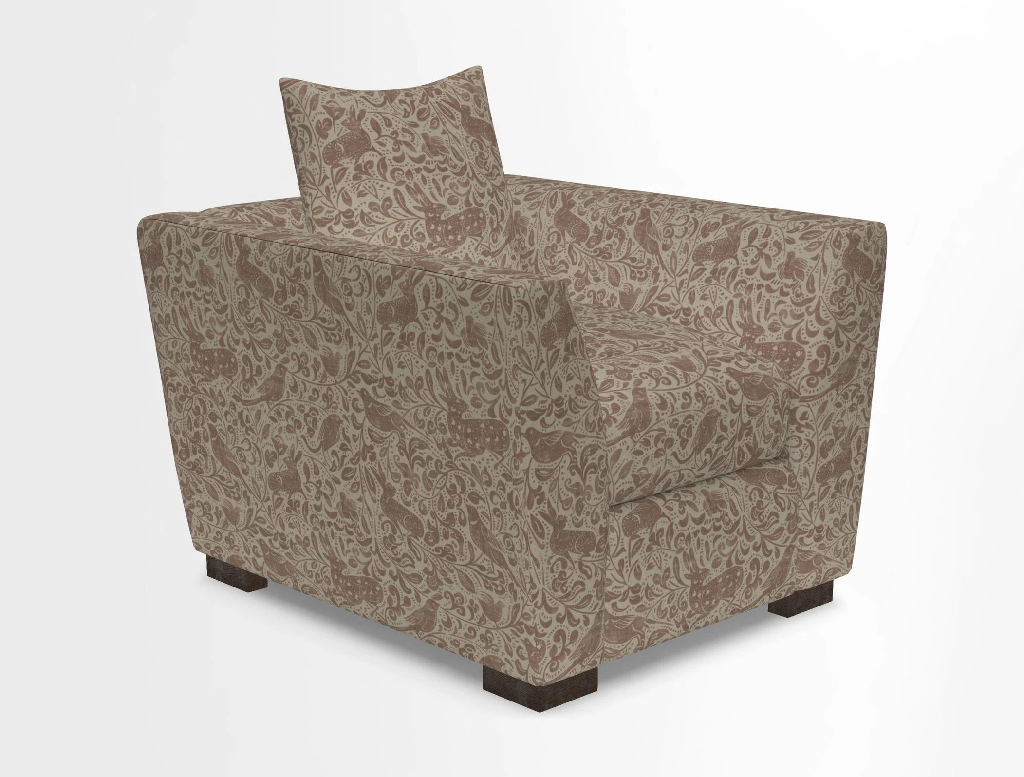 Hambledon Chair in Two Tone Plain  Biscuit