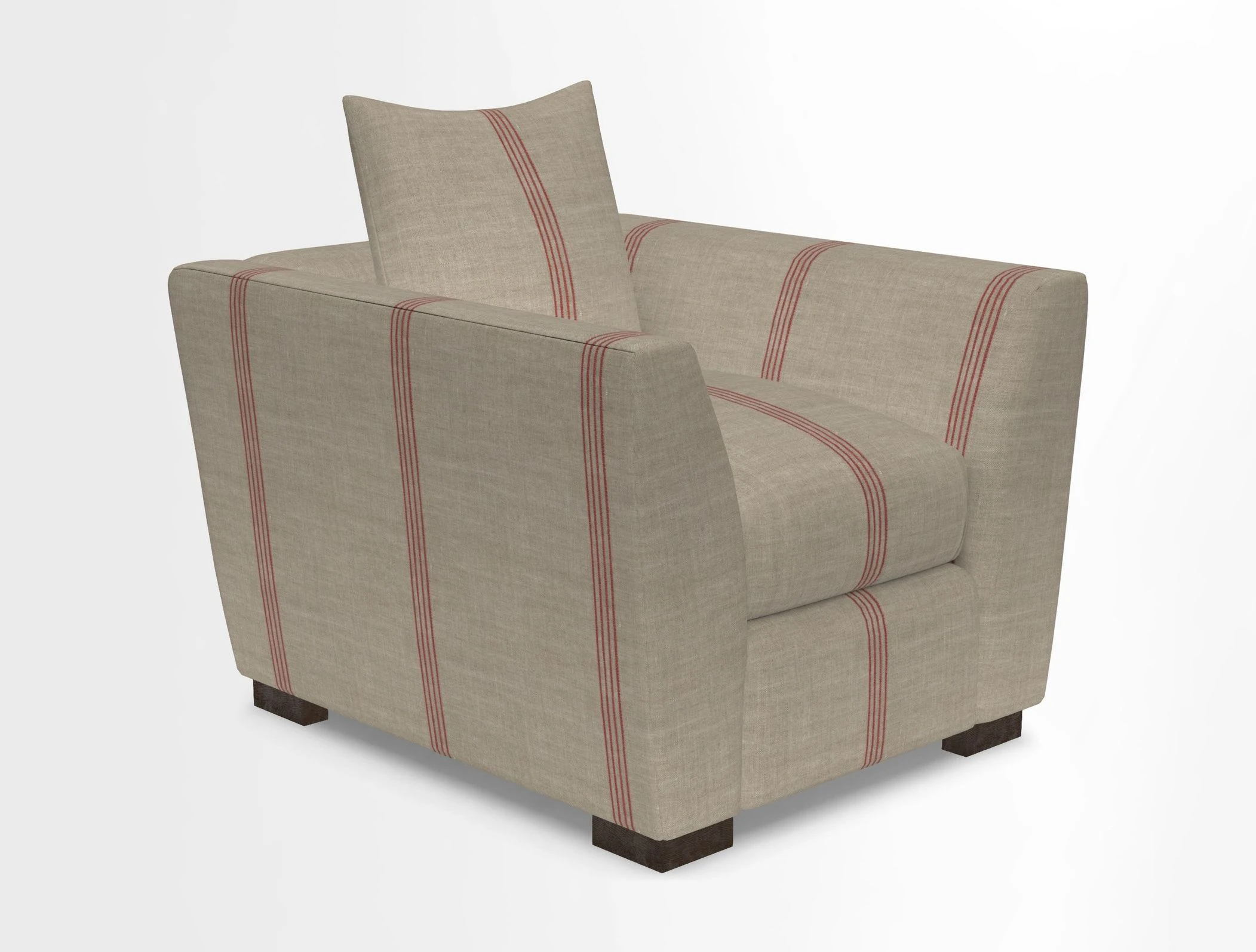 Hambledon Chair in Two Tone Plain  Biscuit