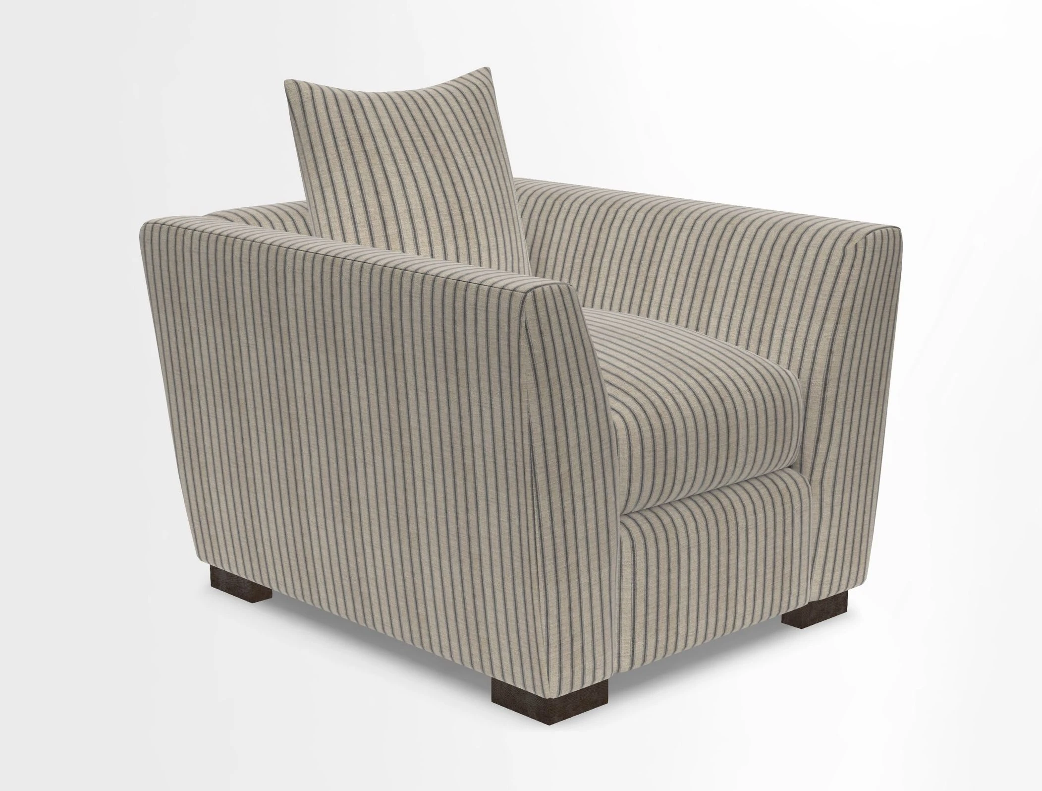 Hambledon Chair in Two Tone Plain  Biscuit
