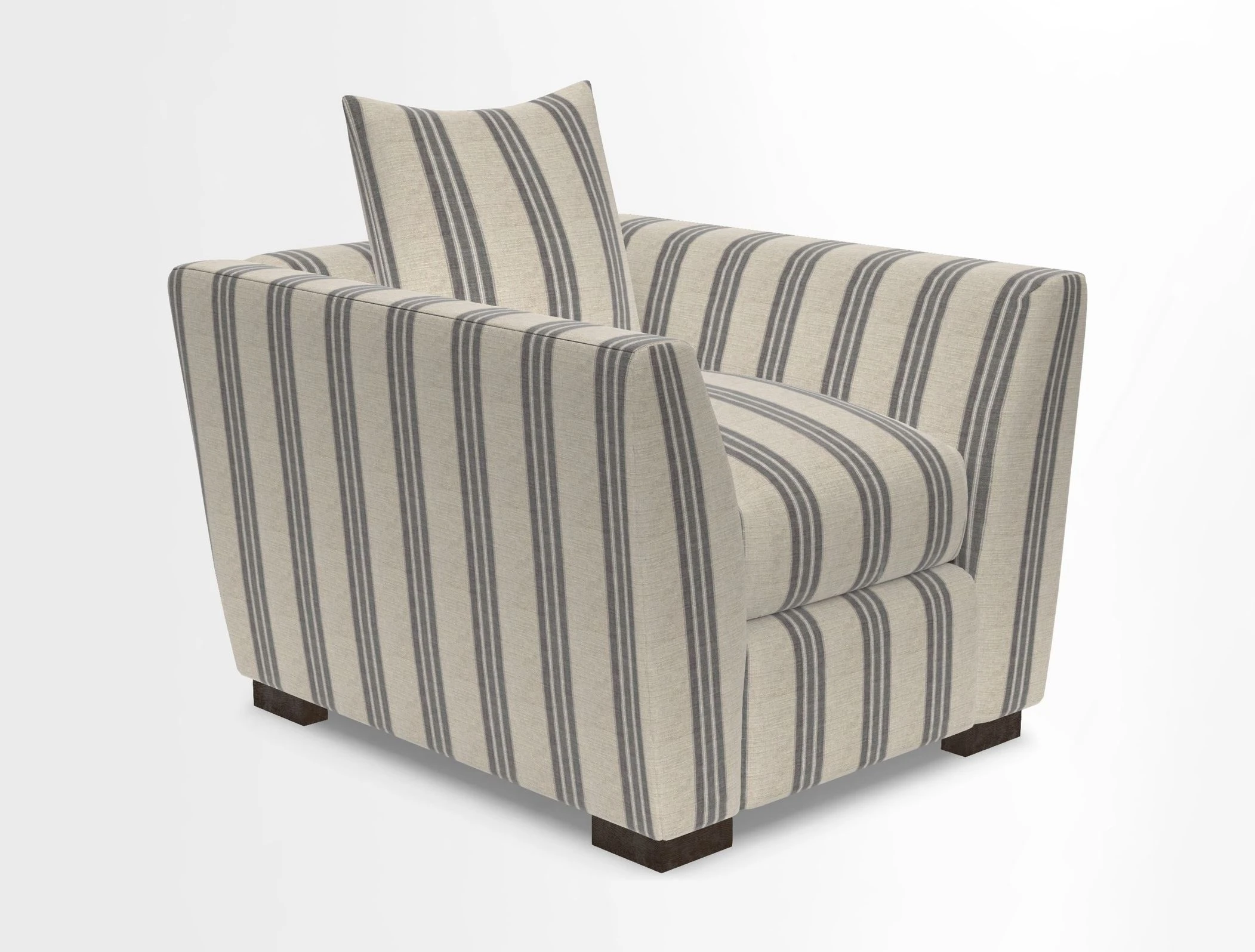 Hambledon Chair in Two Tone Plain  Biscuit