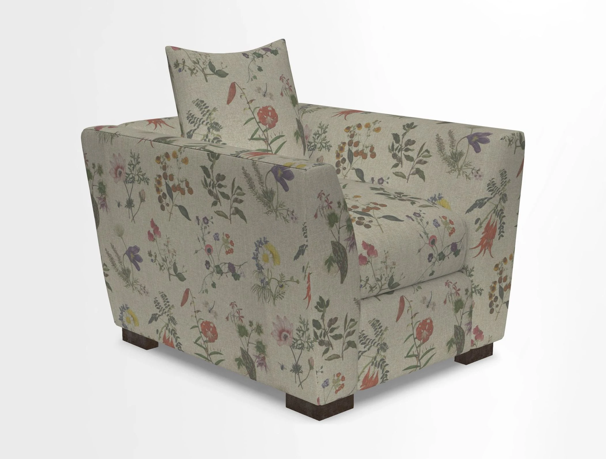 Hambledon Chair in Two Tone Plain  Biscuit