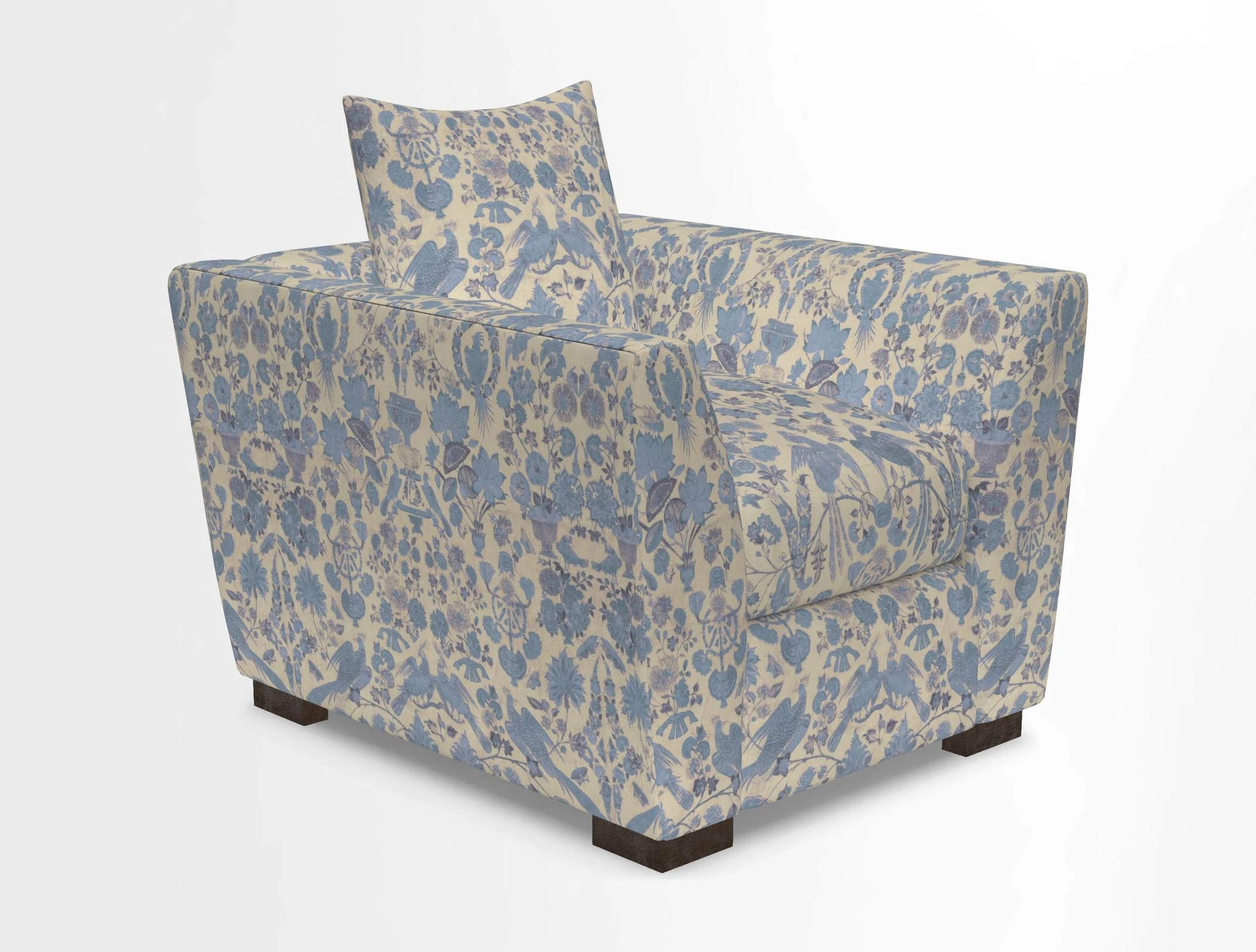Hambledon Chair in Two Tone Plain  Biscuit