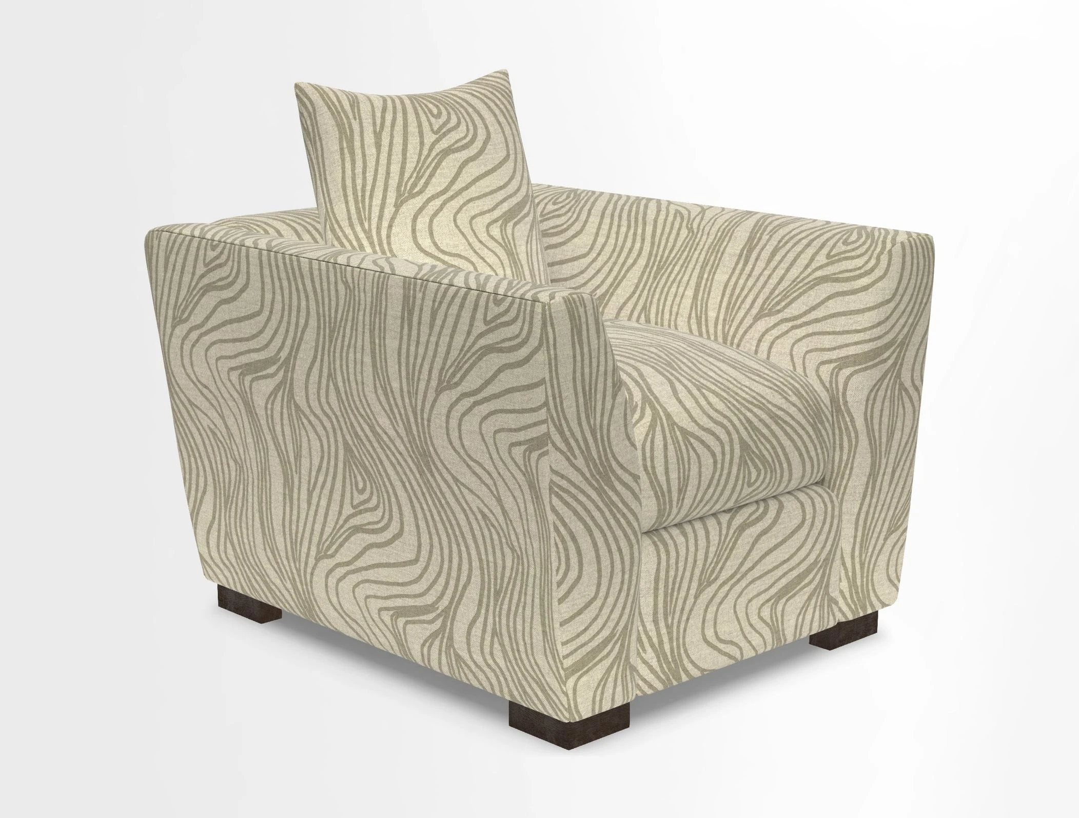 Hambledon Chair in Two Tone Plain  Biscuit