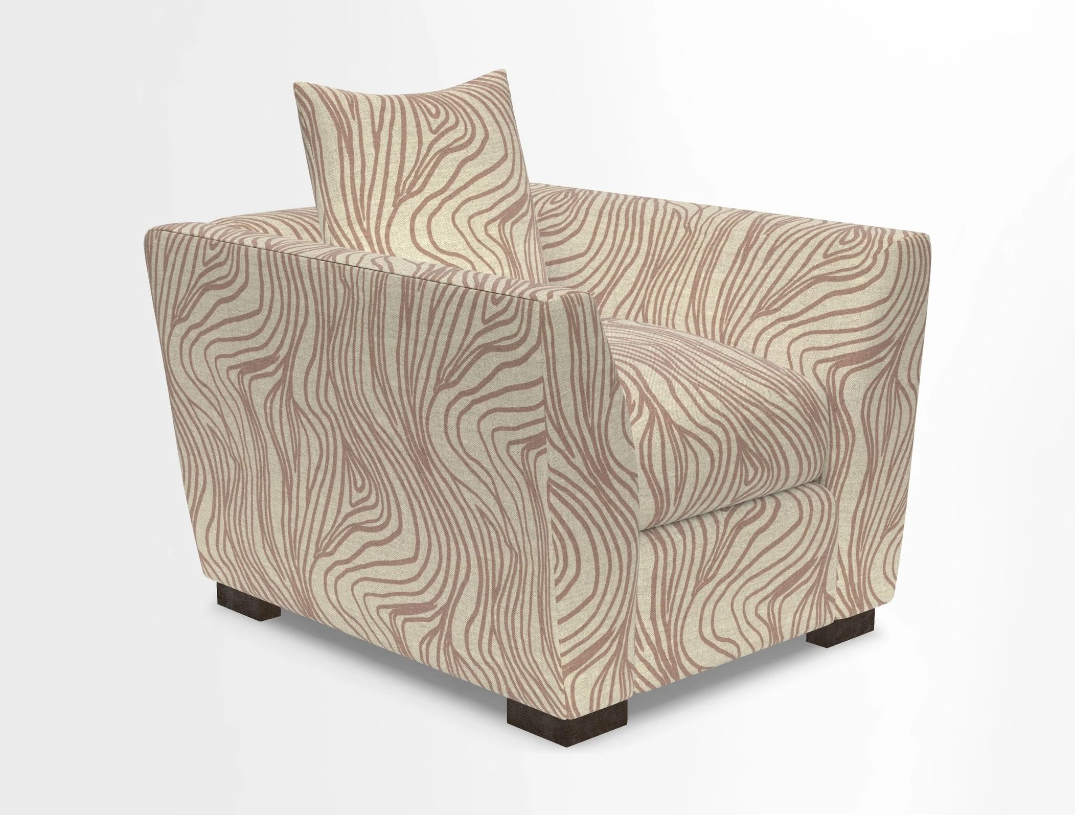 Hambledon Chair in Two Tone Plain  Biscuit