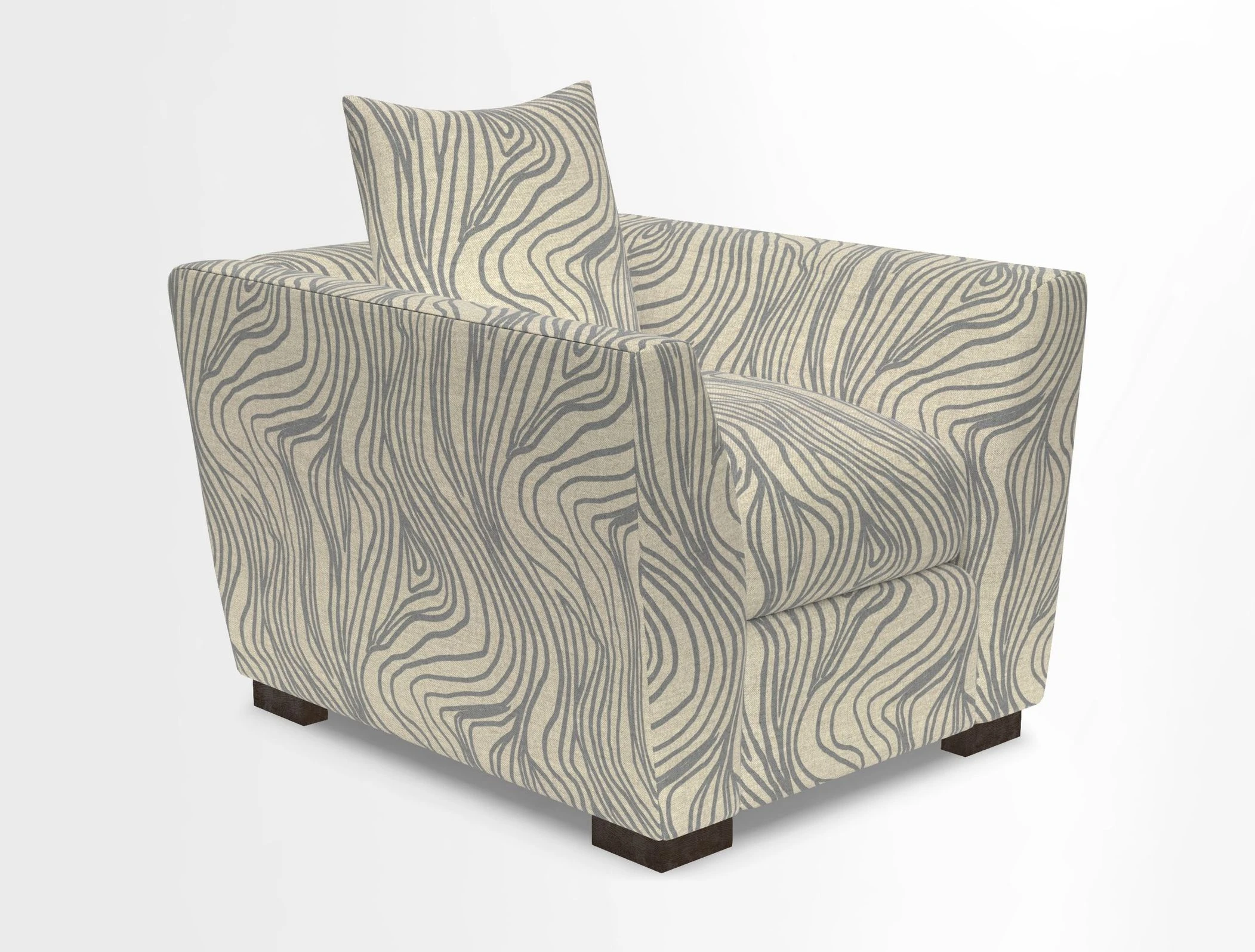 Hambledon Chair in Two Tone Plain  Biscuit