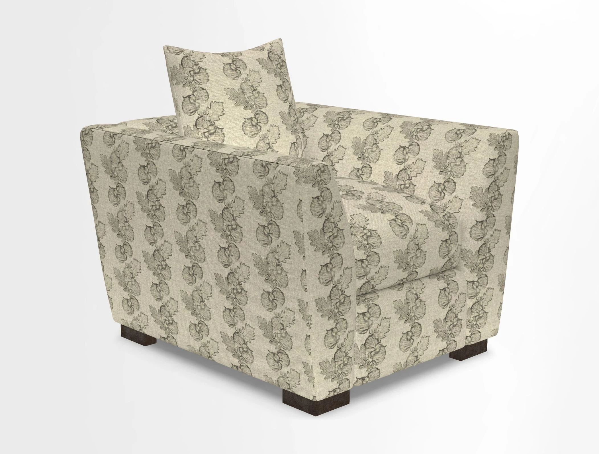 Hambledon Chair in Two Tone Plain  Biscuit