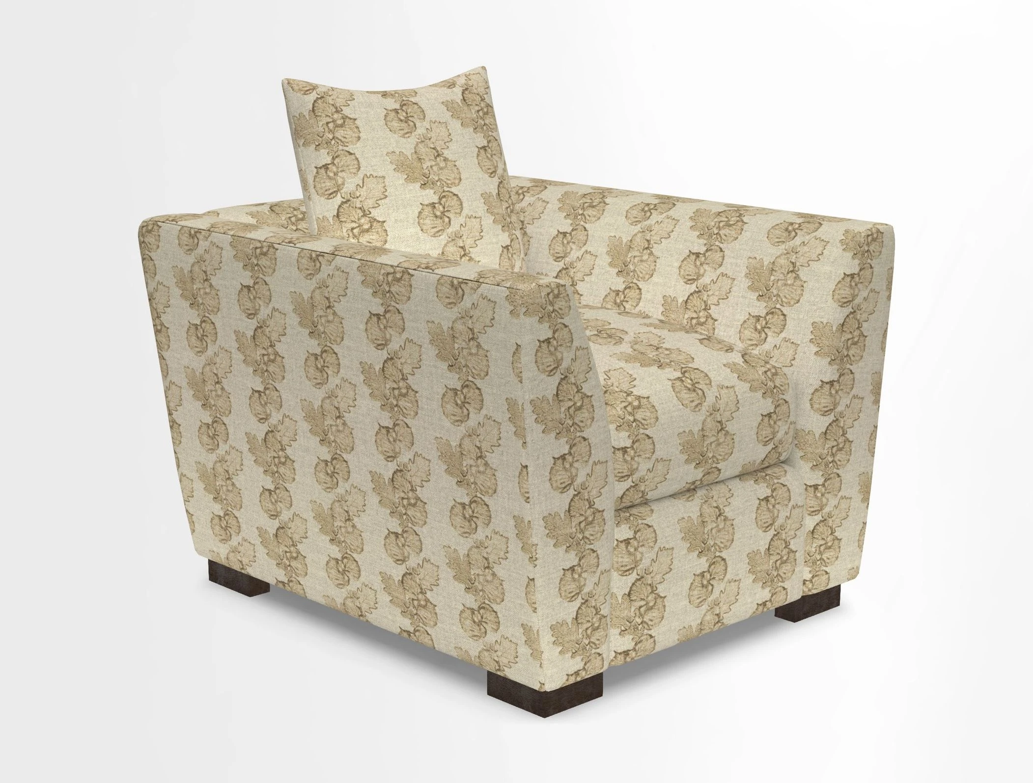 Hambledon Chair in Two Tone Plain  Biscuit