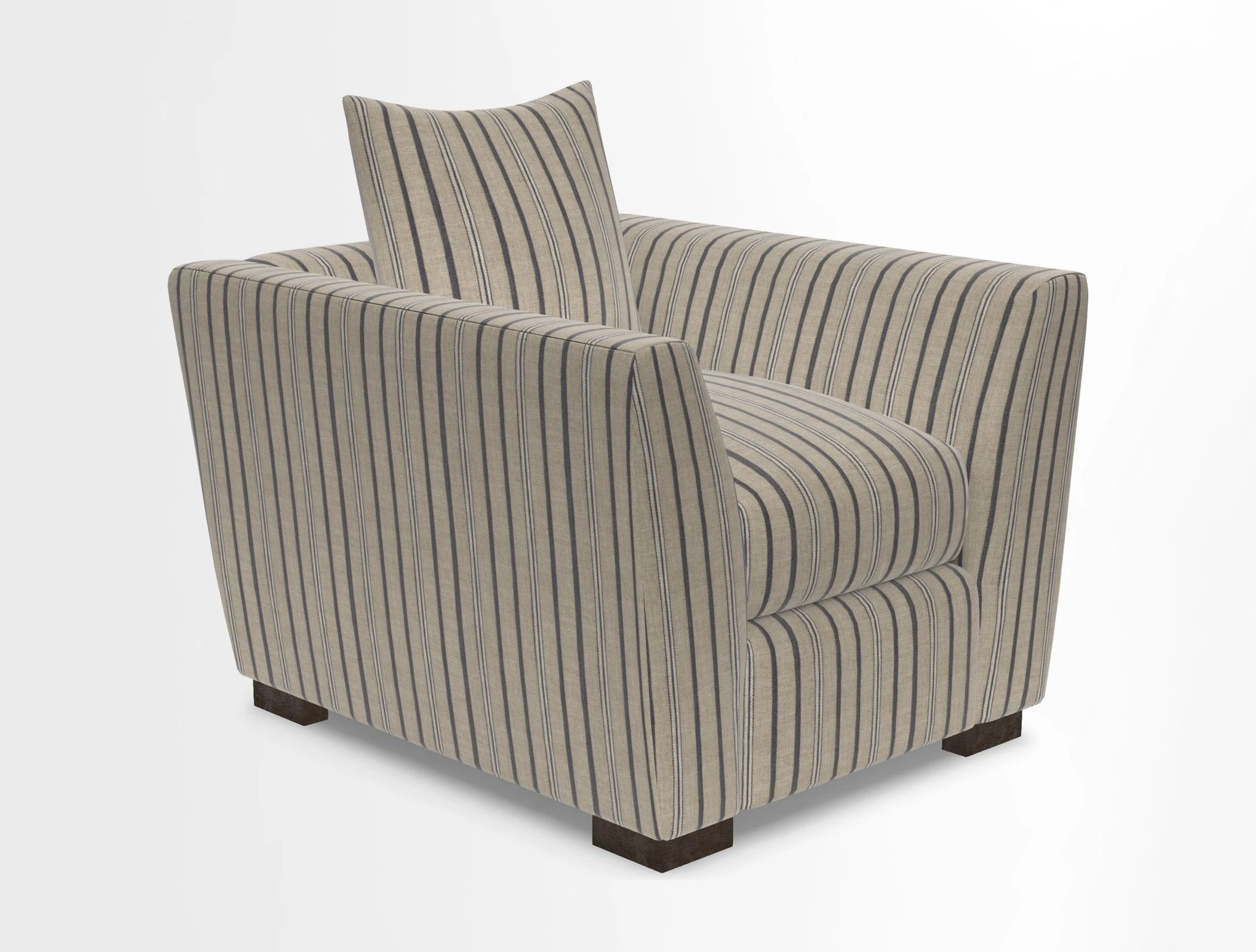 Hambledon Chair in Two Tone Plain  Biscuit