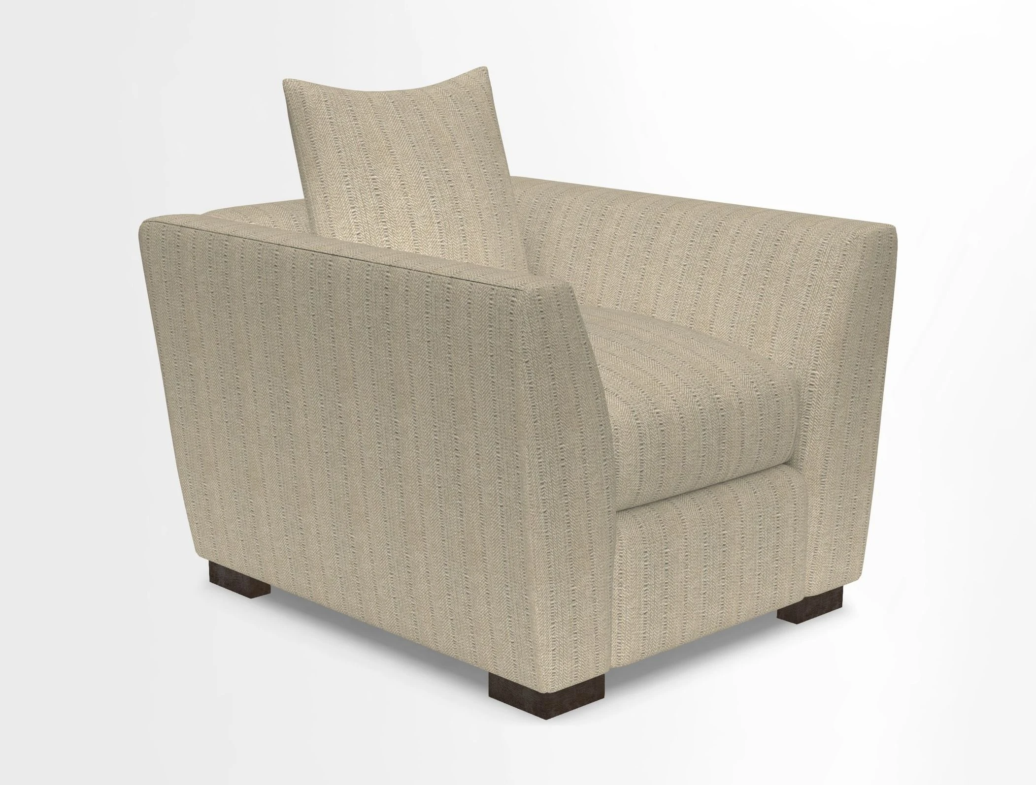Hambledon Chair in Two Tone Plain  Biscuit