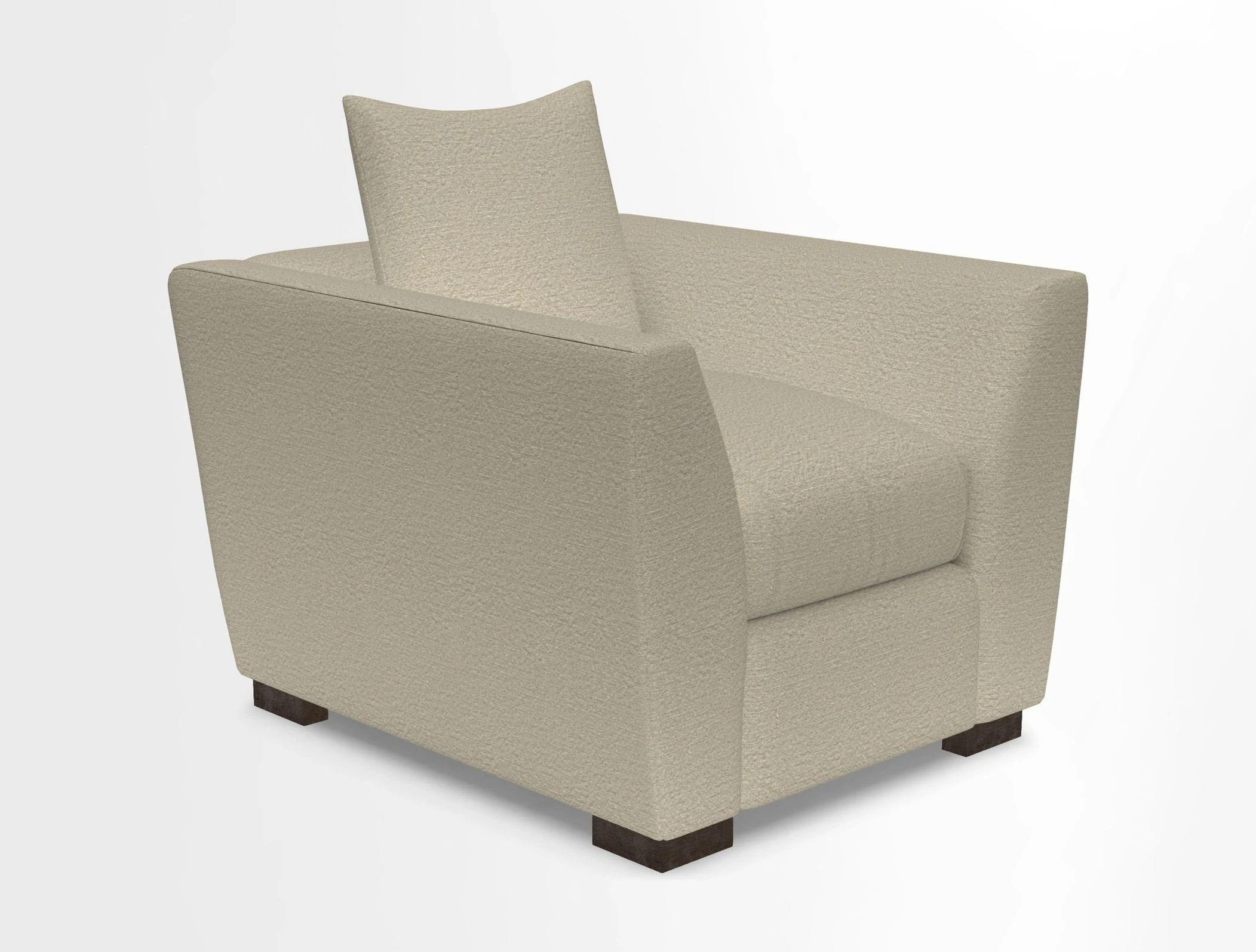 Hambledon Chair in Two Tone Plain  Biscuit