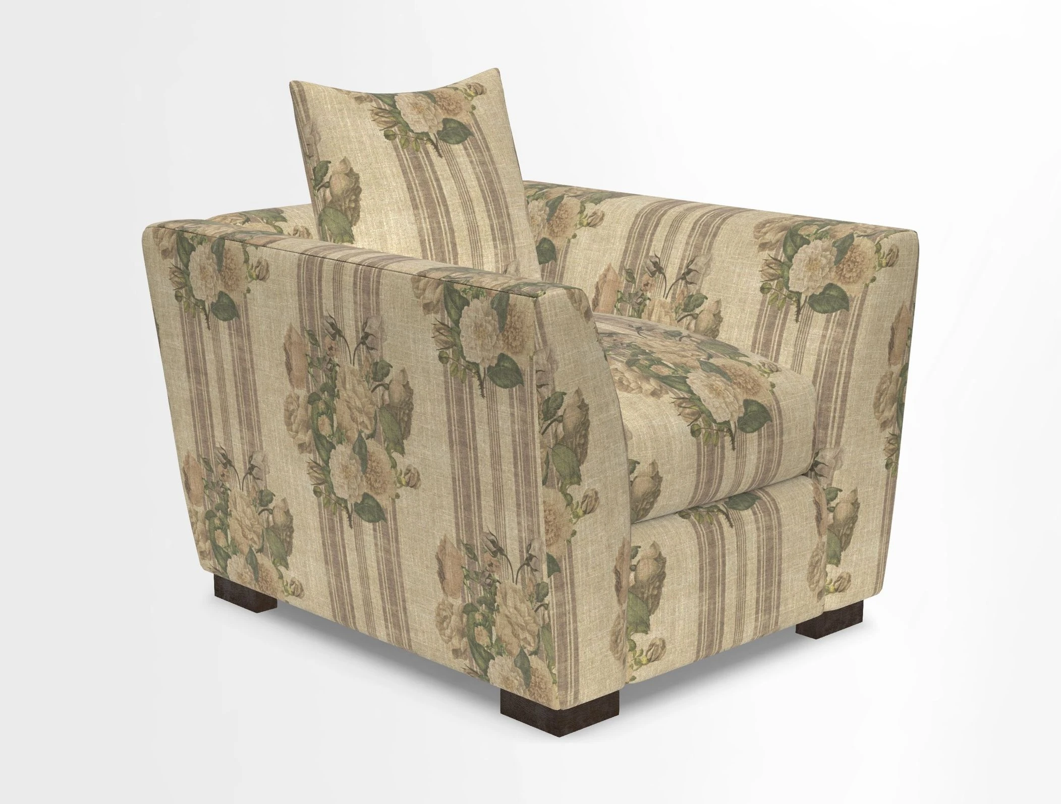 Hambledon Chair in Two Tone Plain  Biscuit