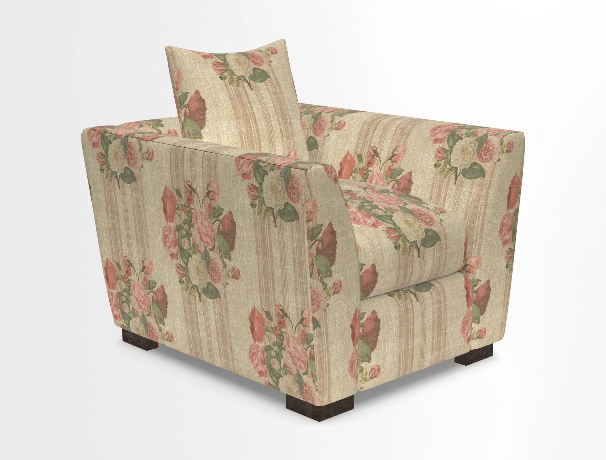 Hambledon Chair in Two Tone Plain  Biscuit