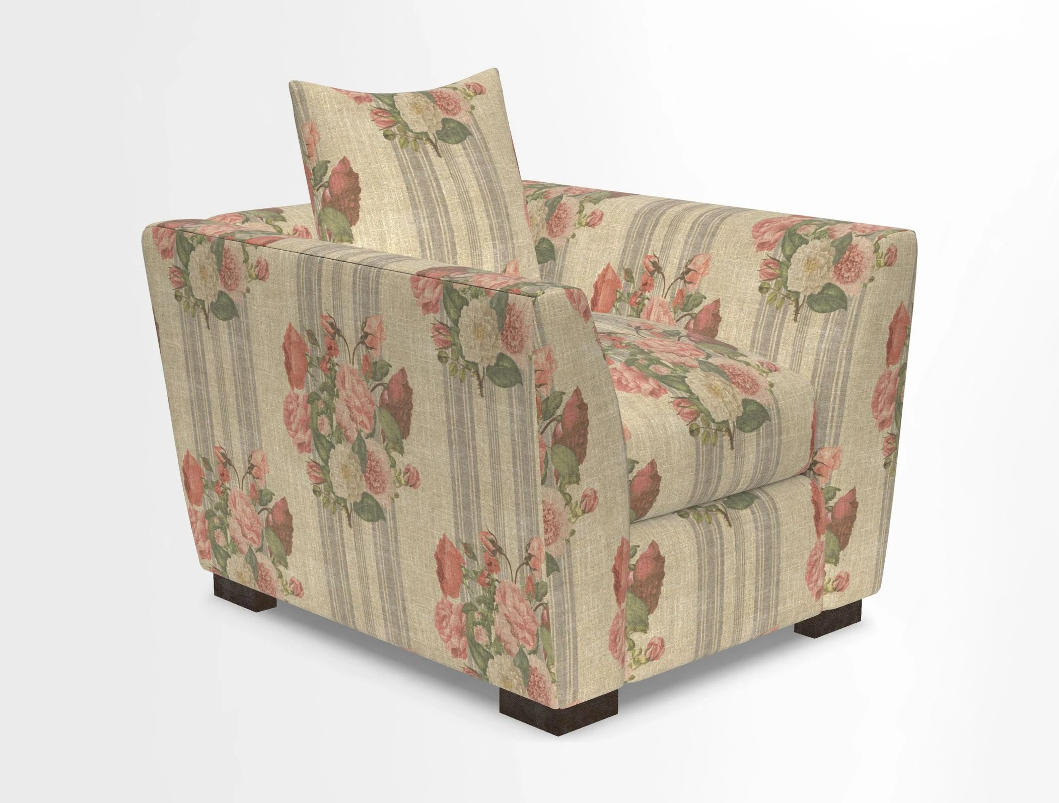 Hambledon Chair in Two Tone Plain  Biscuit