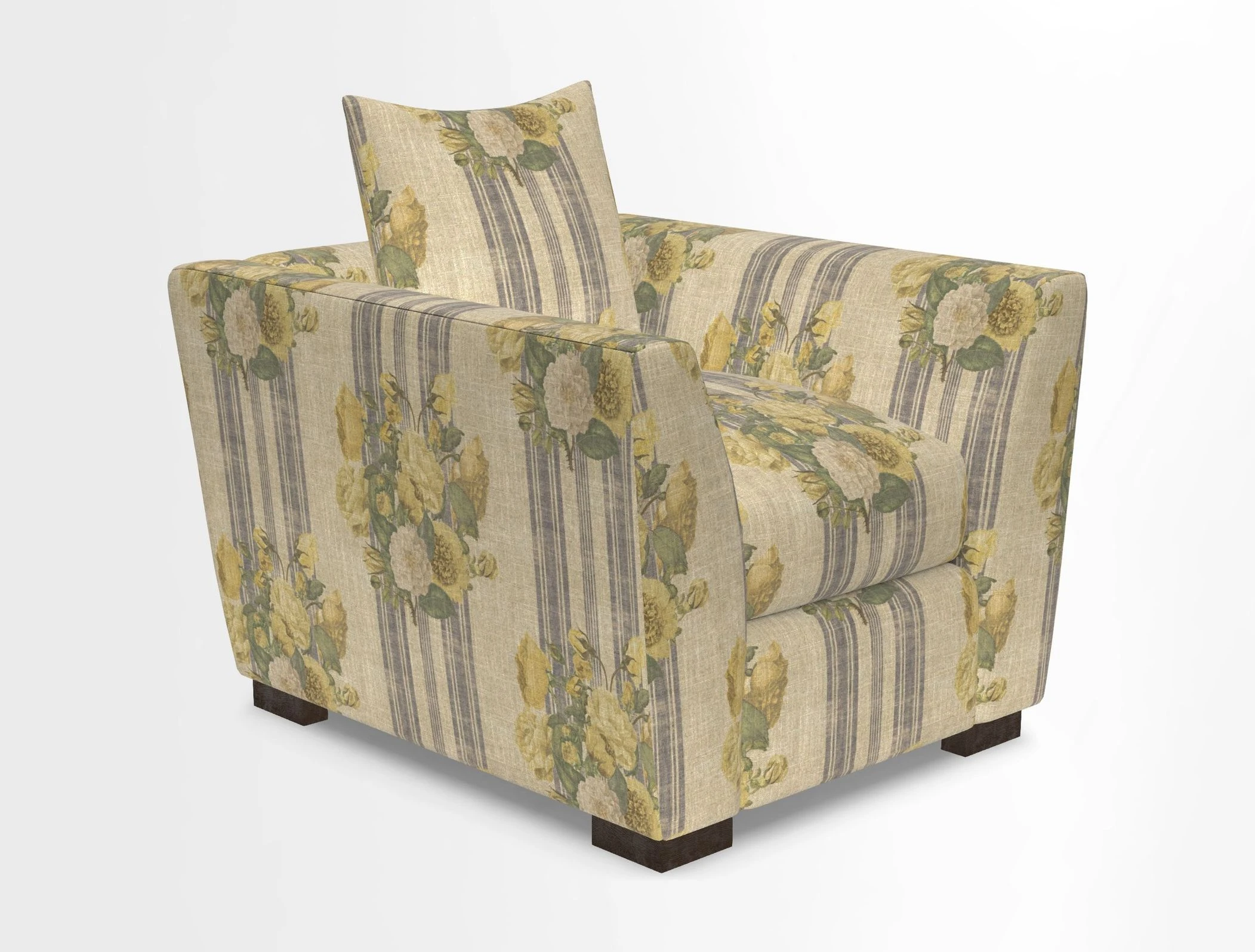 Hambledon Chair in Two Tone Plain  Biscuit
