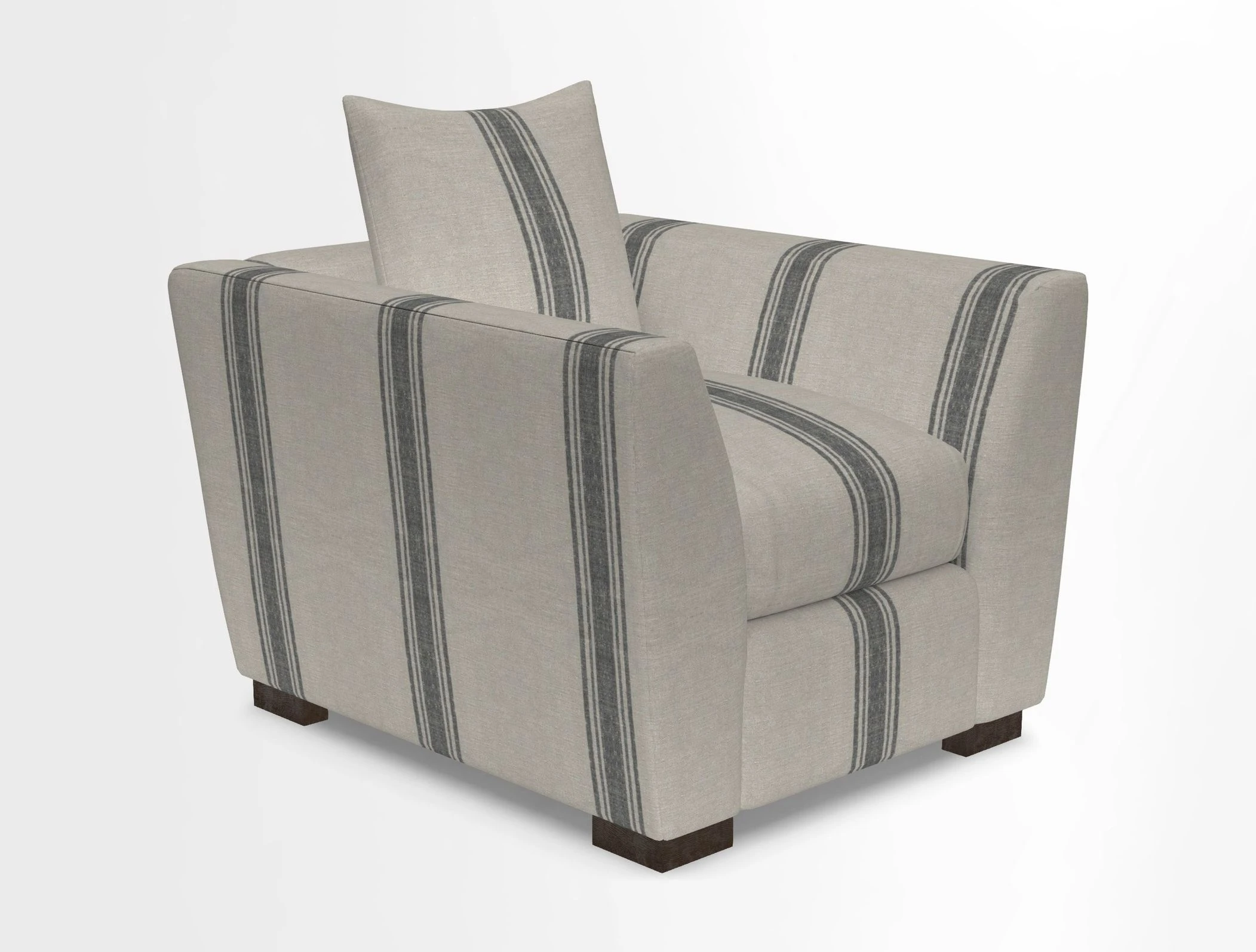 Hambledon Chair in Two Tone Plain  Biscuit