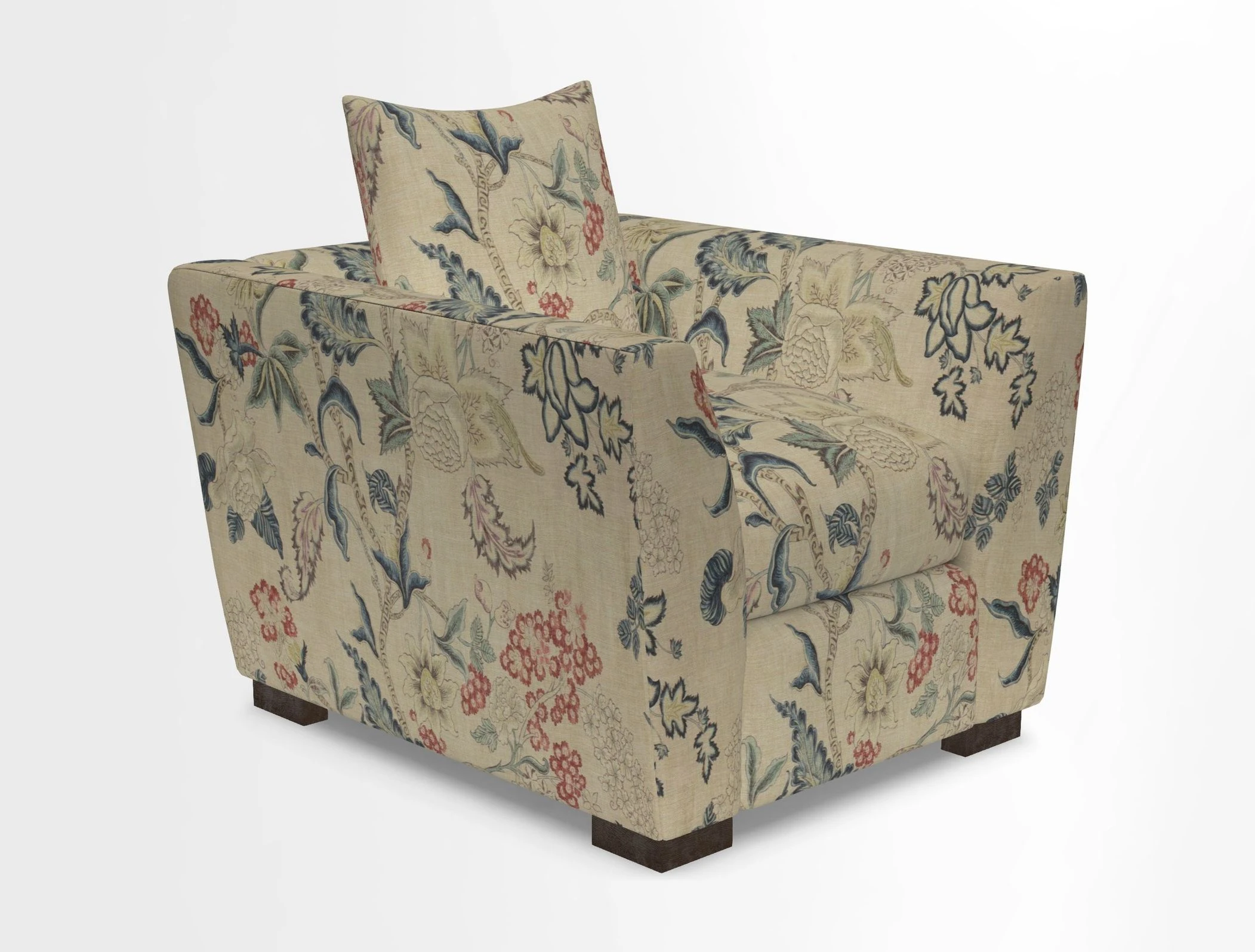Hambledon Chair in Two Tone Plain  Biscuit