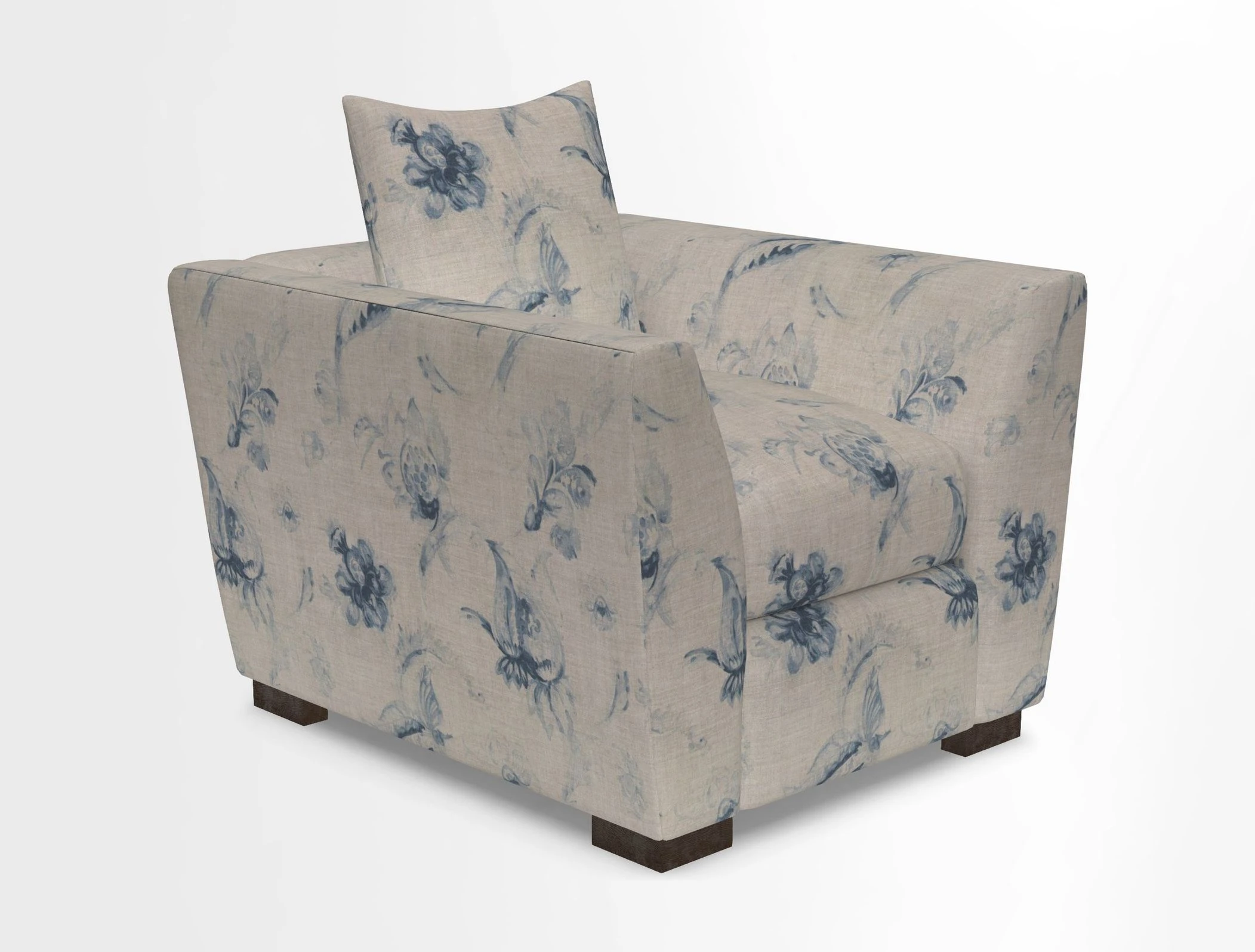 Hambledon Chair in Two Tone Plain  Biscuit
