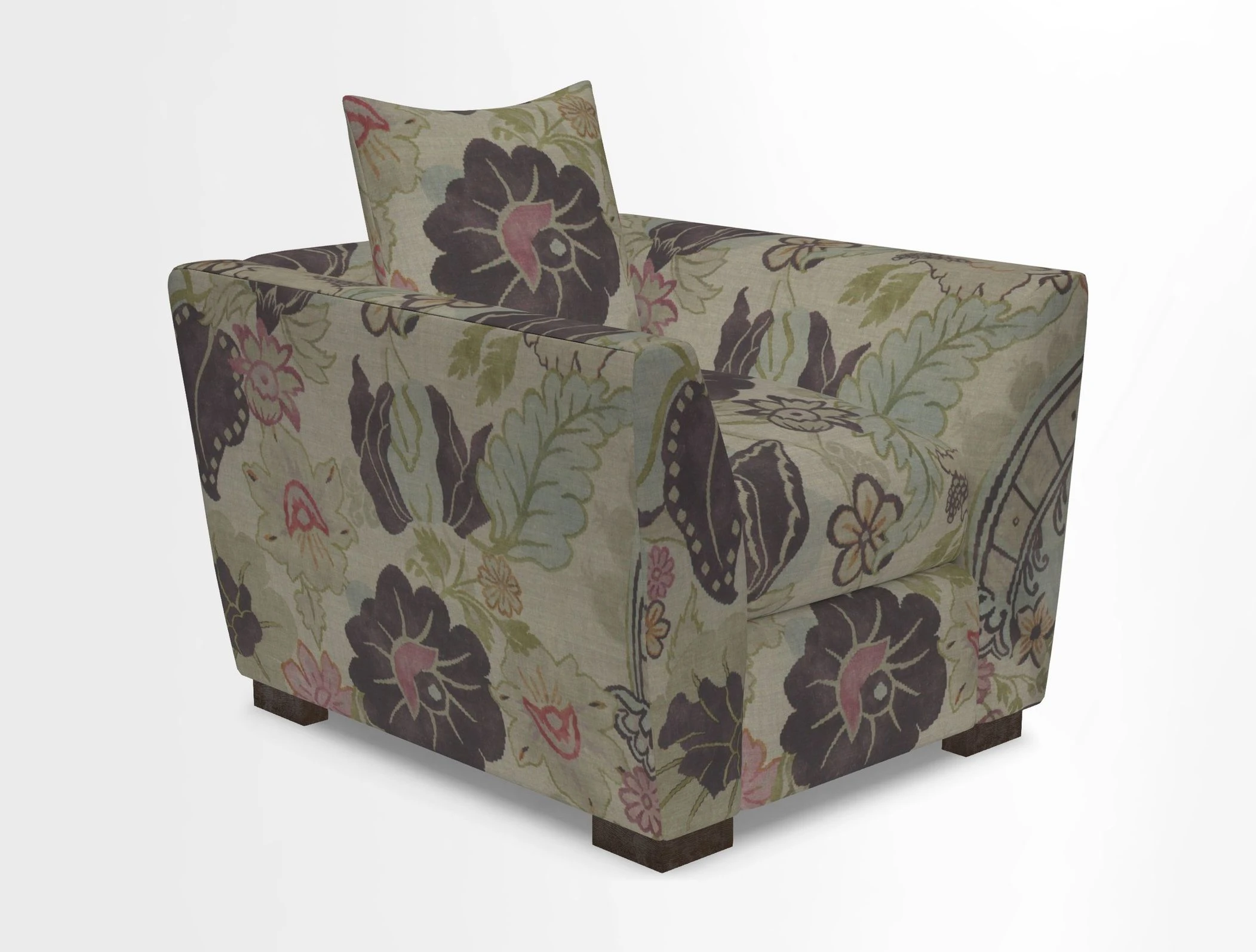 Hambledon Chair in Two Tone Plain  Biscuit